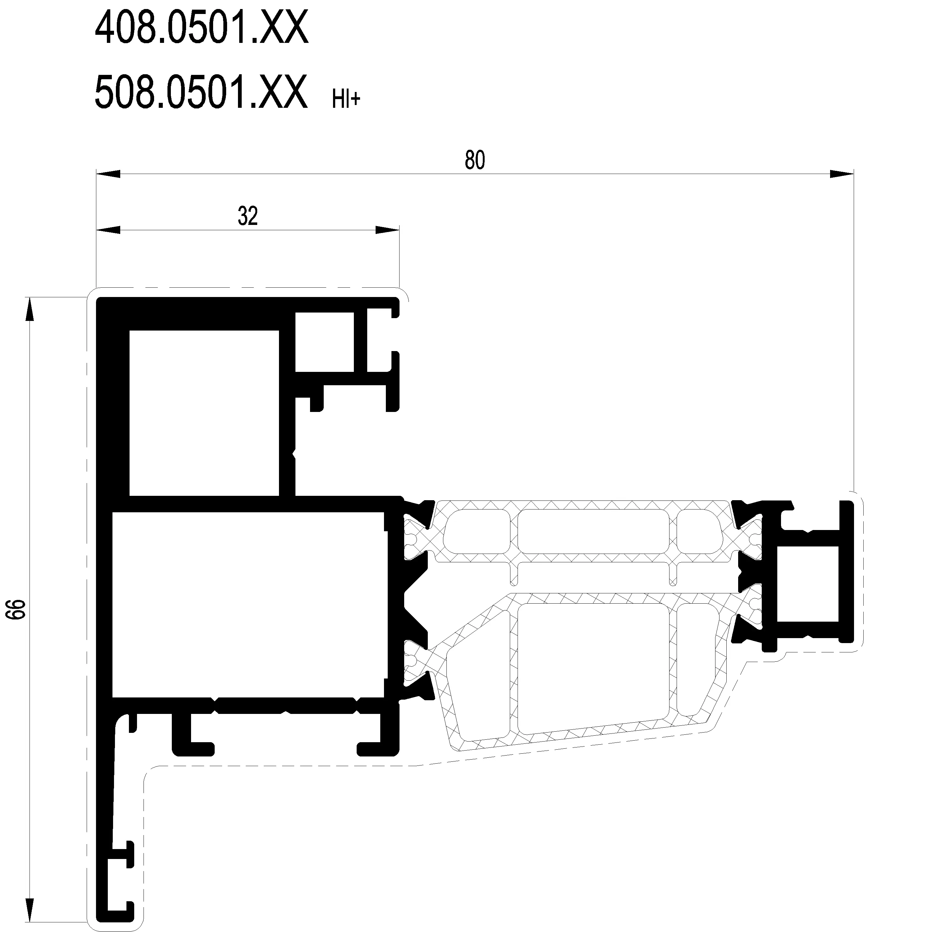 Зображення Вентиляційний профіль 30-37 мм [408.0501]