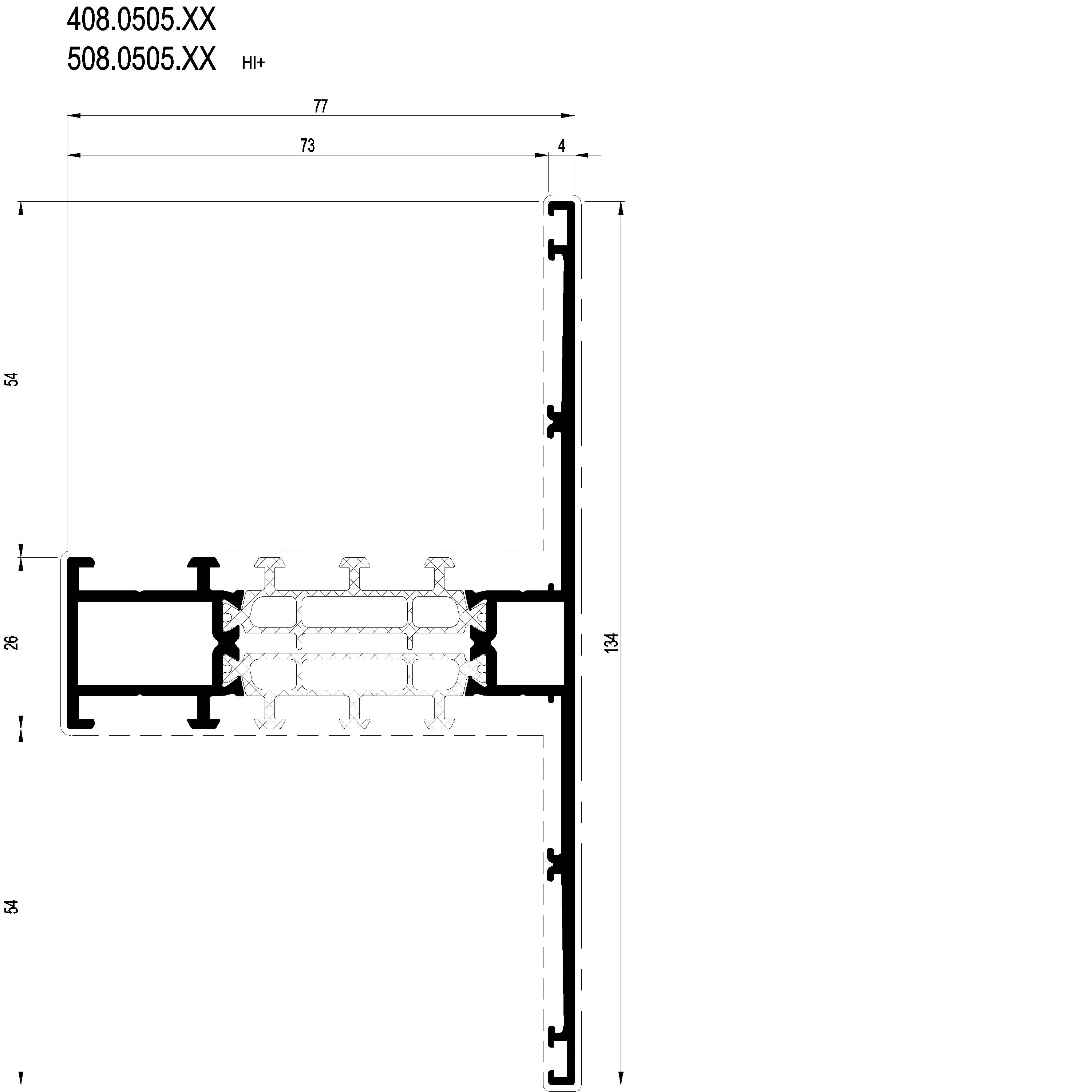 Зображення TRANSOM 134 мм [408.0505]