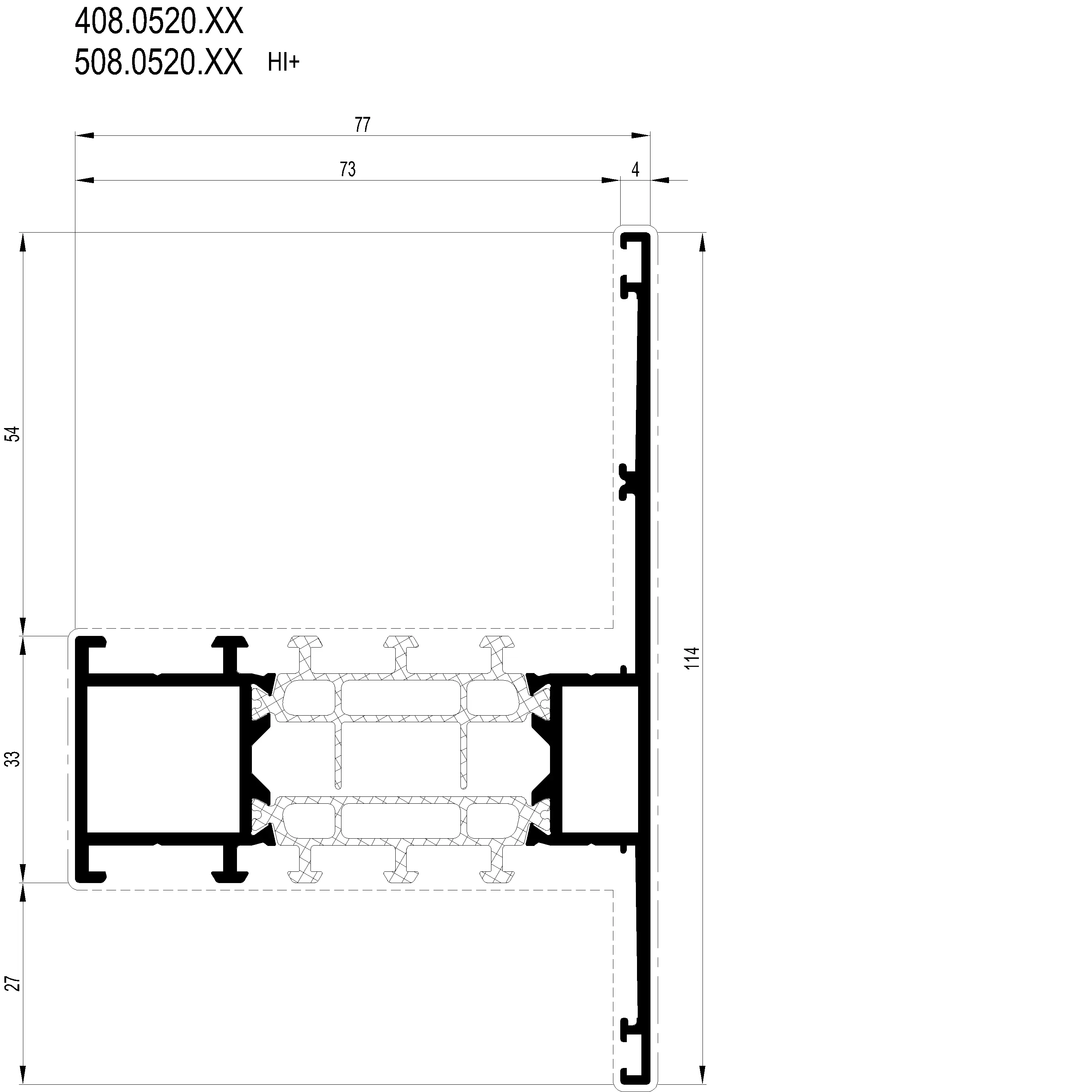Зображення TRANSOM 114 мм [408.0520]