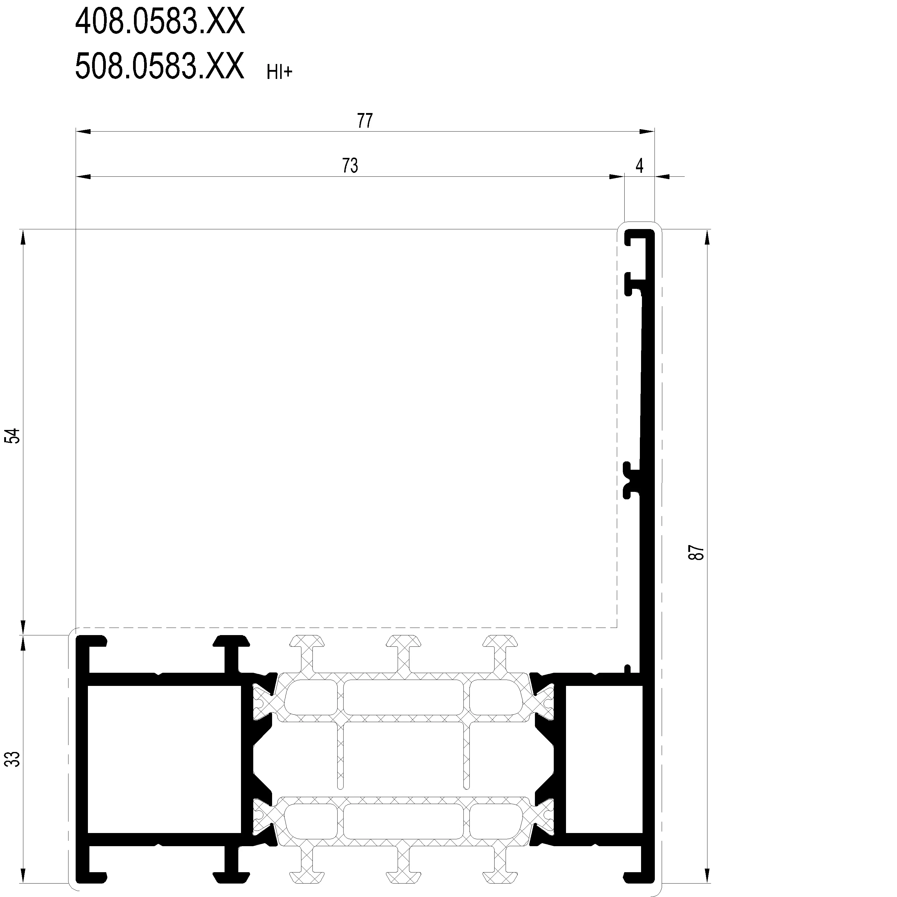 Зображення Зовнішня рама 87 мм [408.0583]