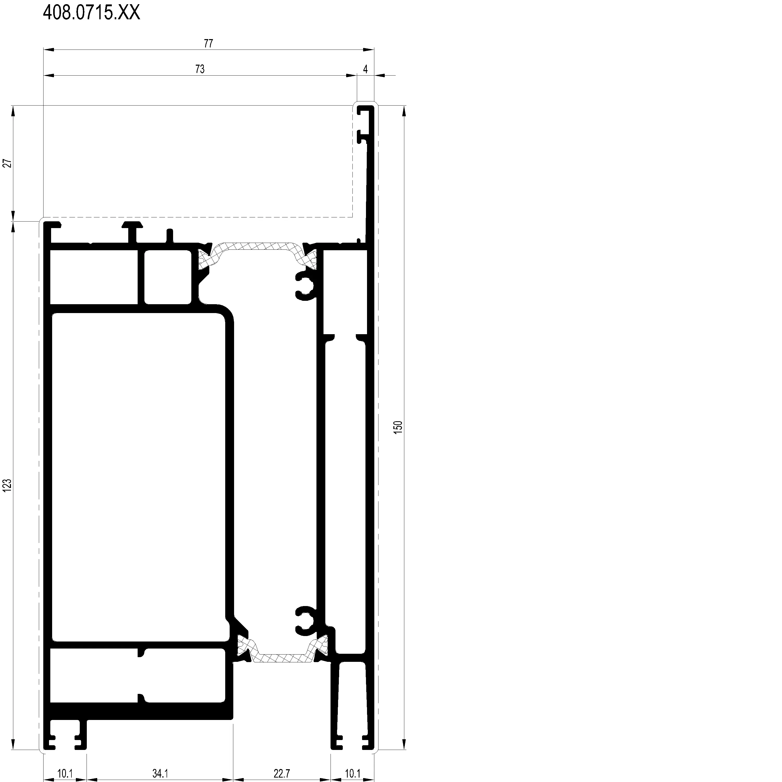 Зображення Нижня рейка [408.0715]
