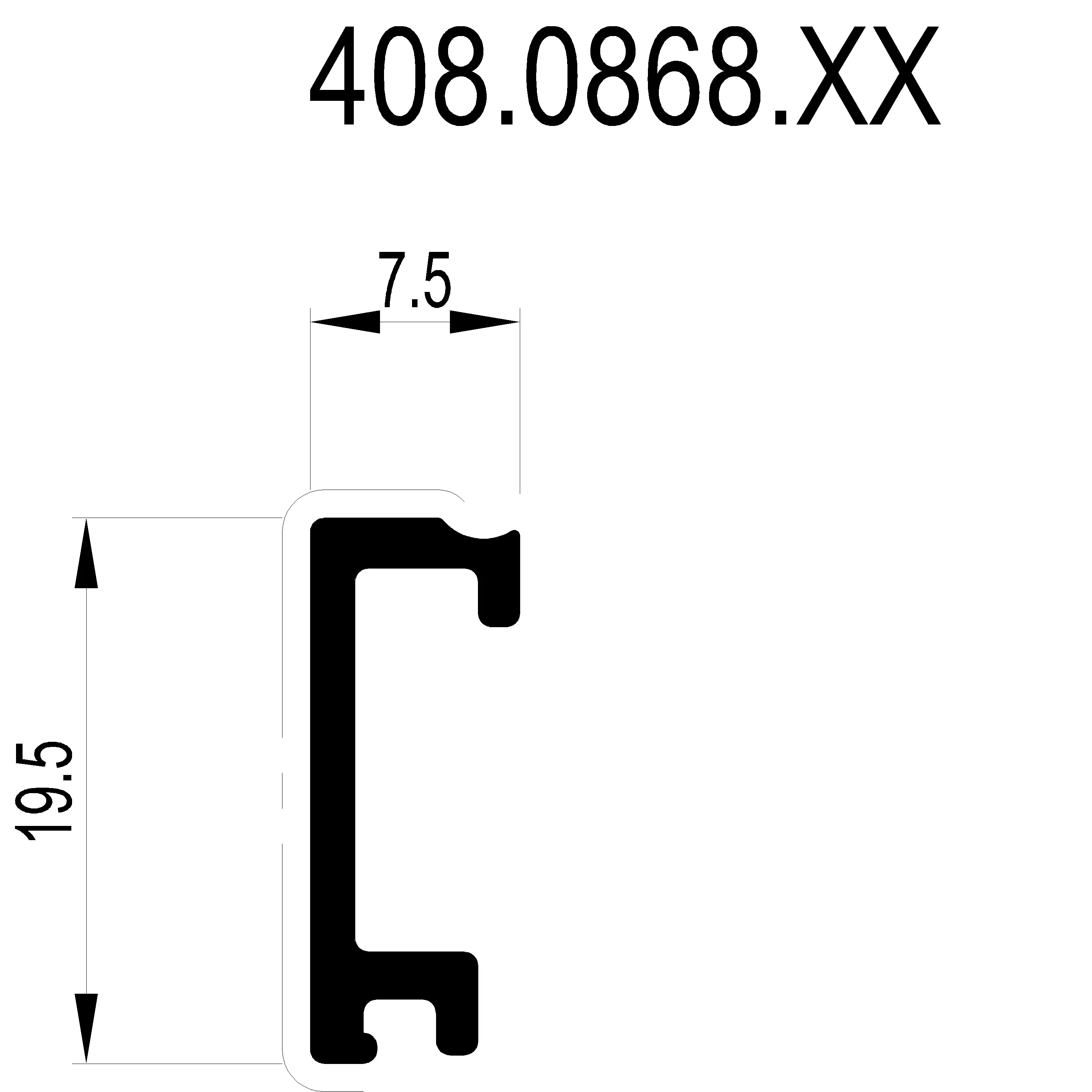 Зображення COVER CAP 19.5 мм [408.0868]