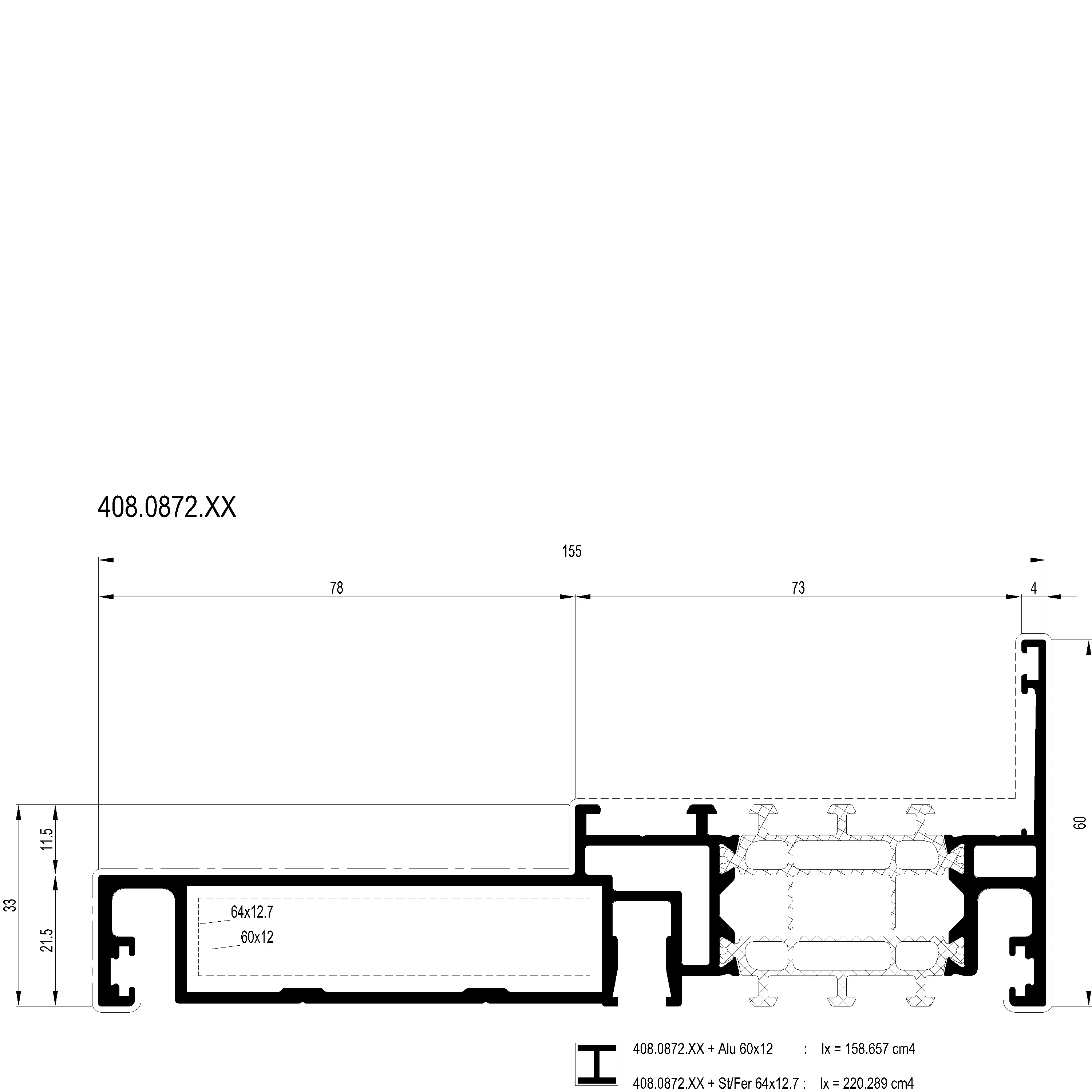 Зображення Профіль розширення 60 мм [408.0872]