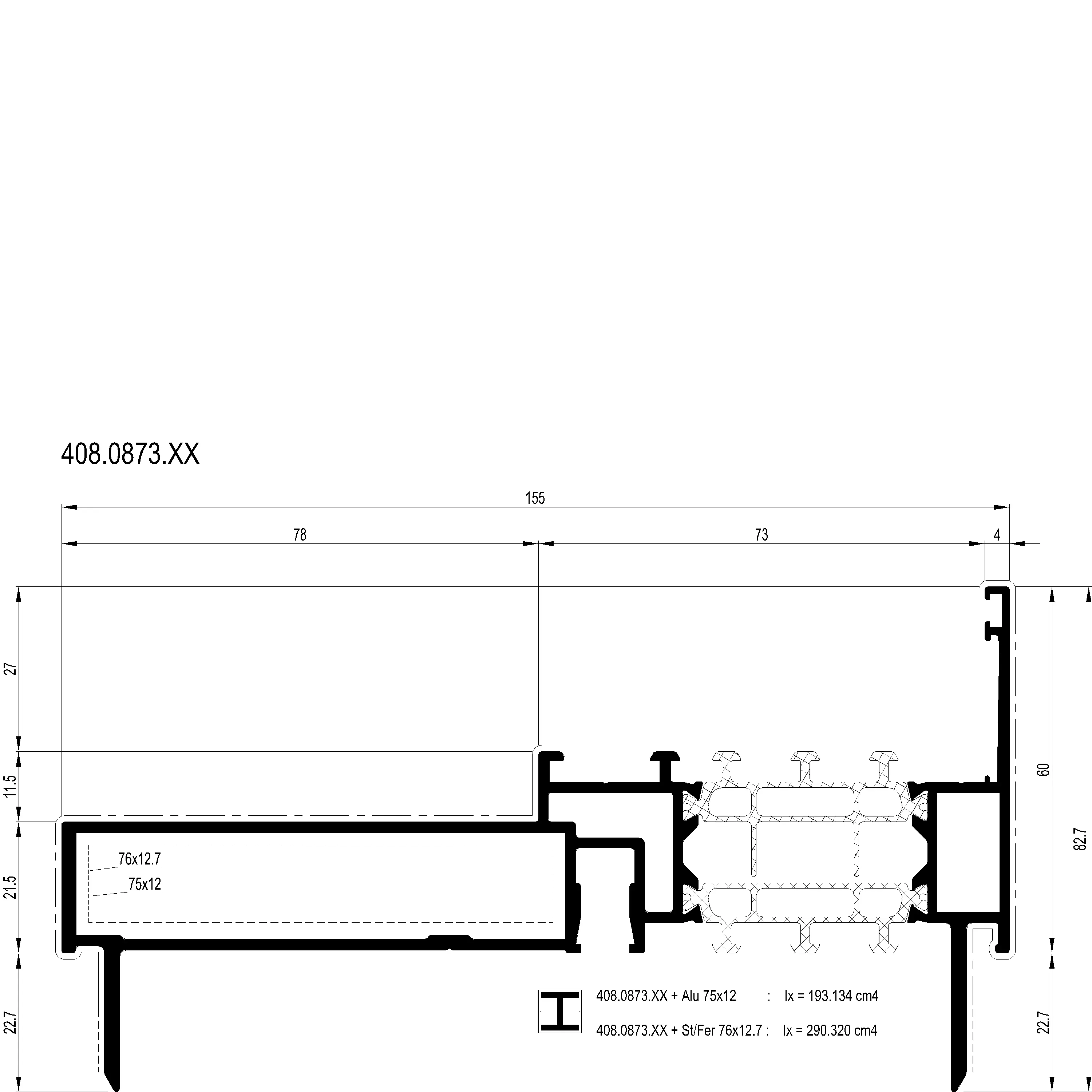 Зображення Профіль розширення 60 мм [408.0873]