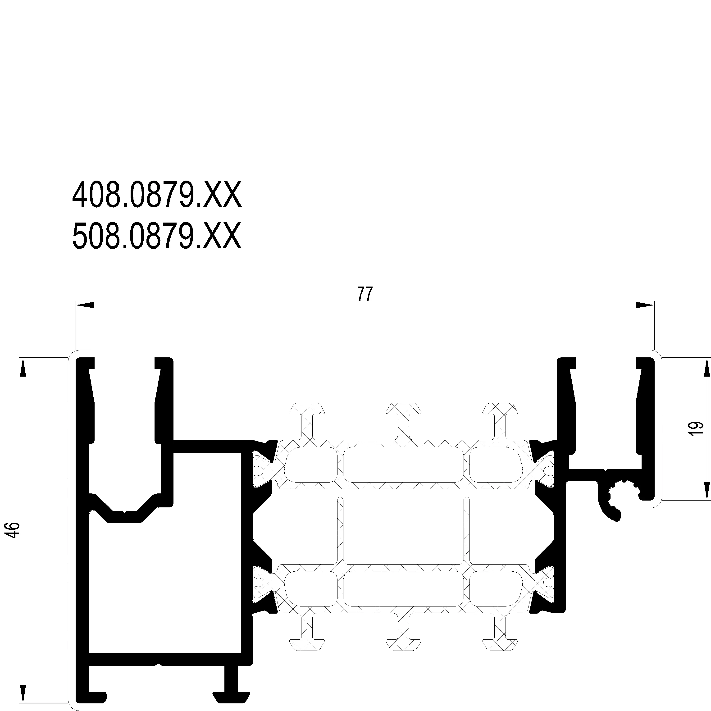 Зображення Профіль розширення 46 мм [408.0879]