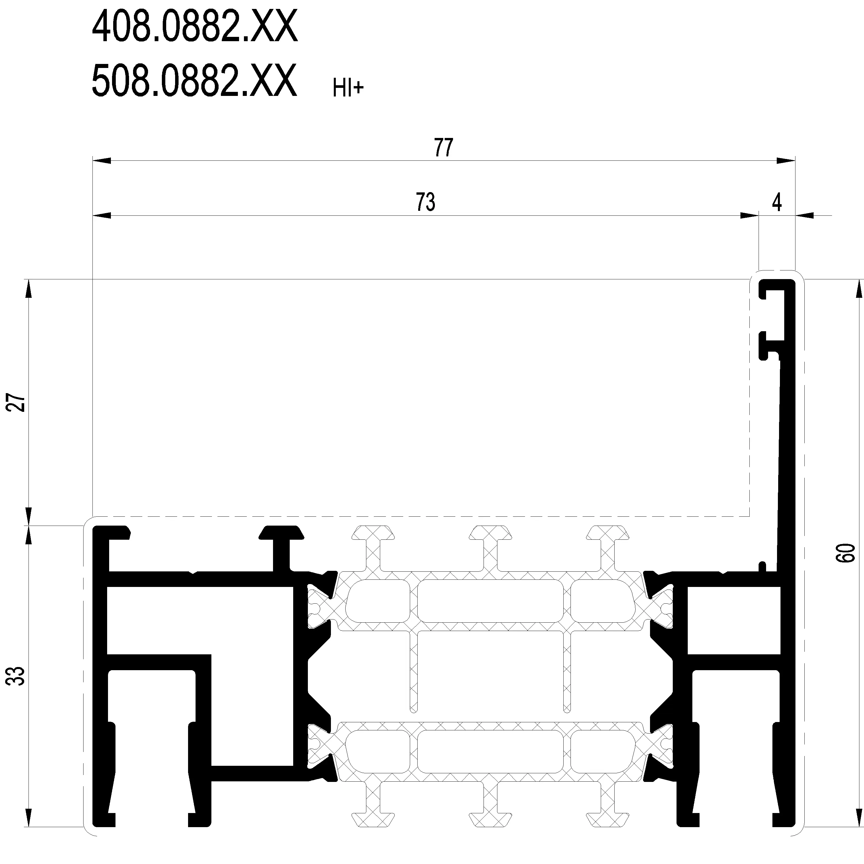 Зображення Профіль розширення 60 мм [408.0882]