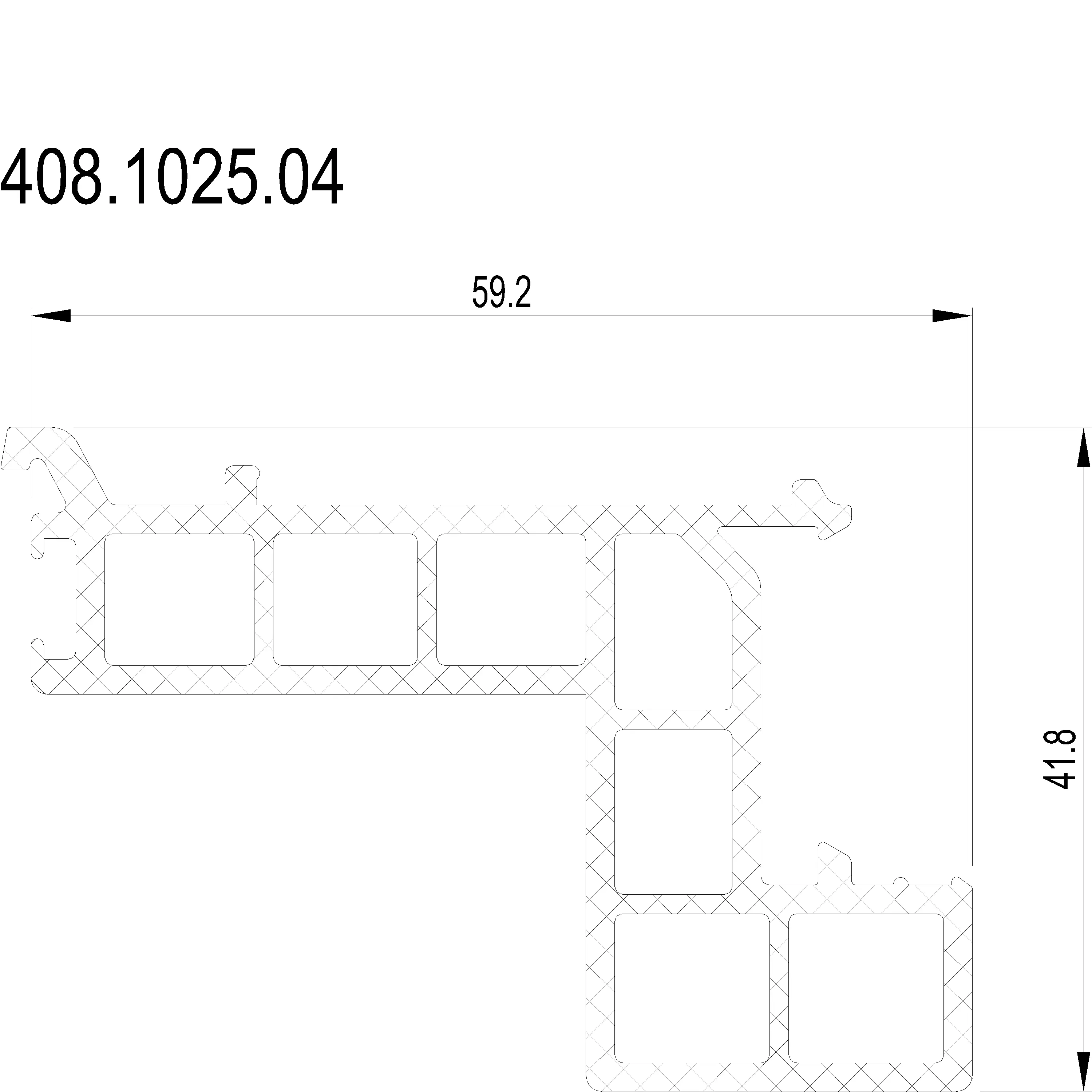 Зображення Профіль підвіконний [408.1025]