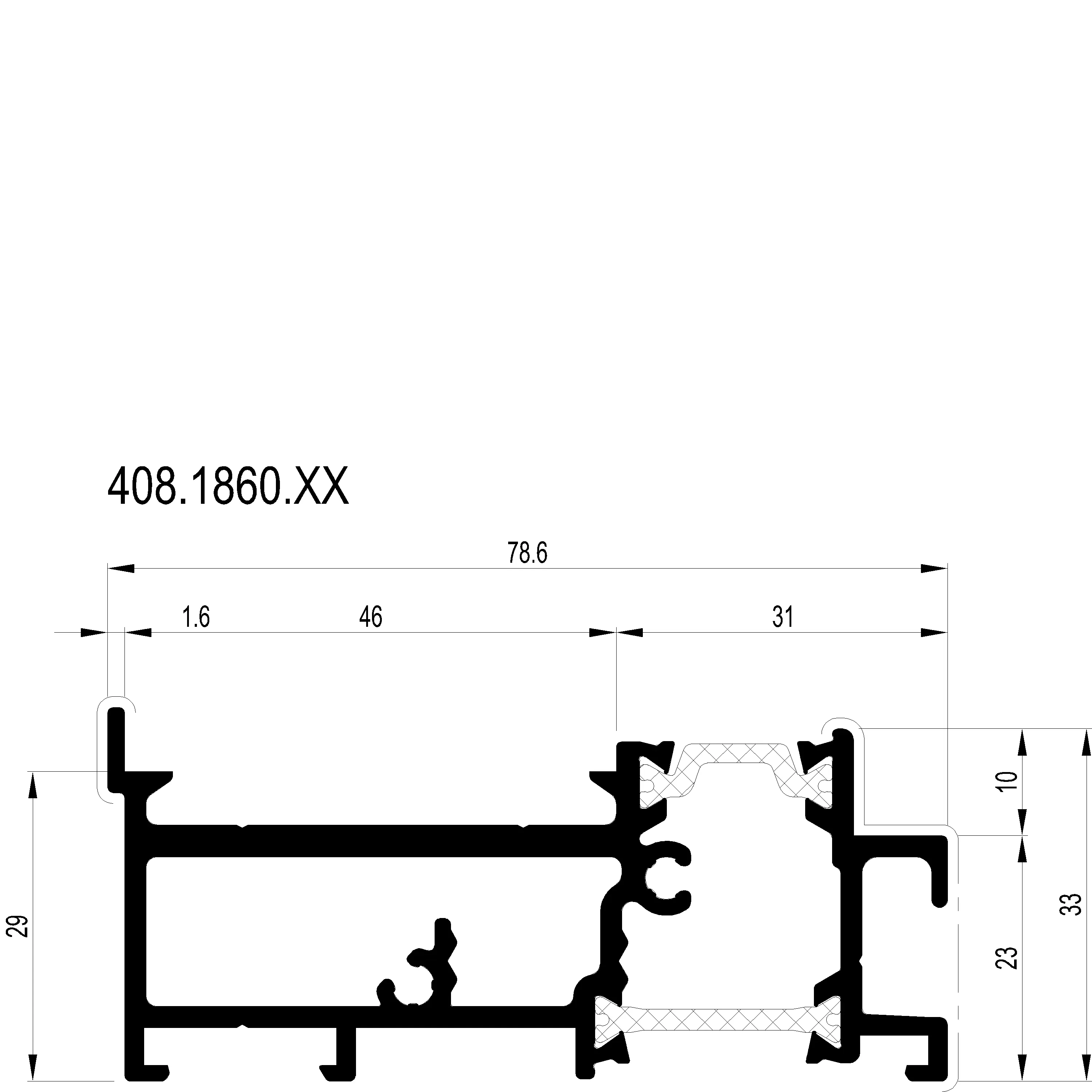 Зображення Підлоговий профіль [408.1860]