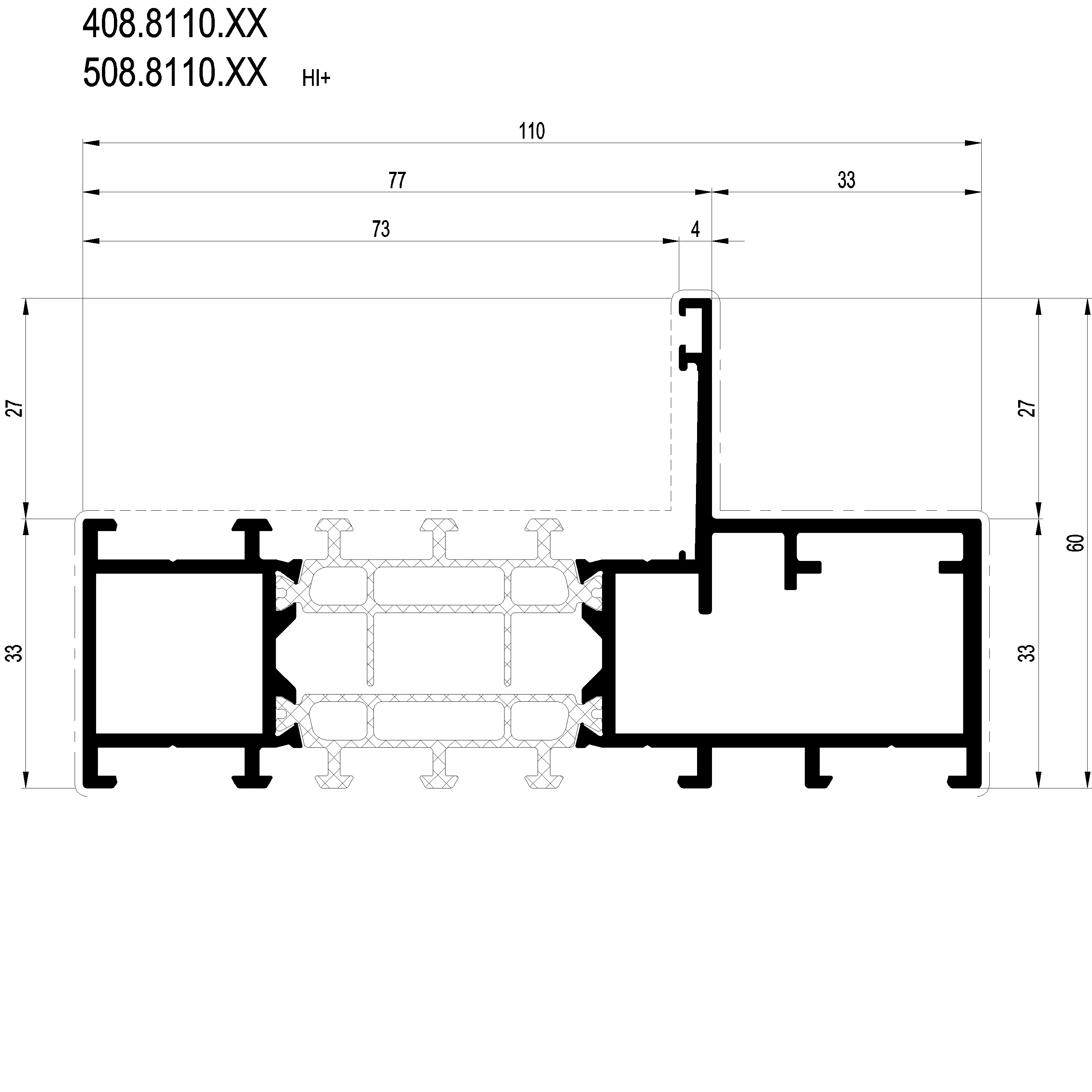 Зображення Зовнішня рама 110 мм [408.8110]