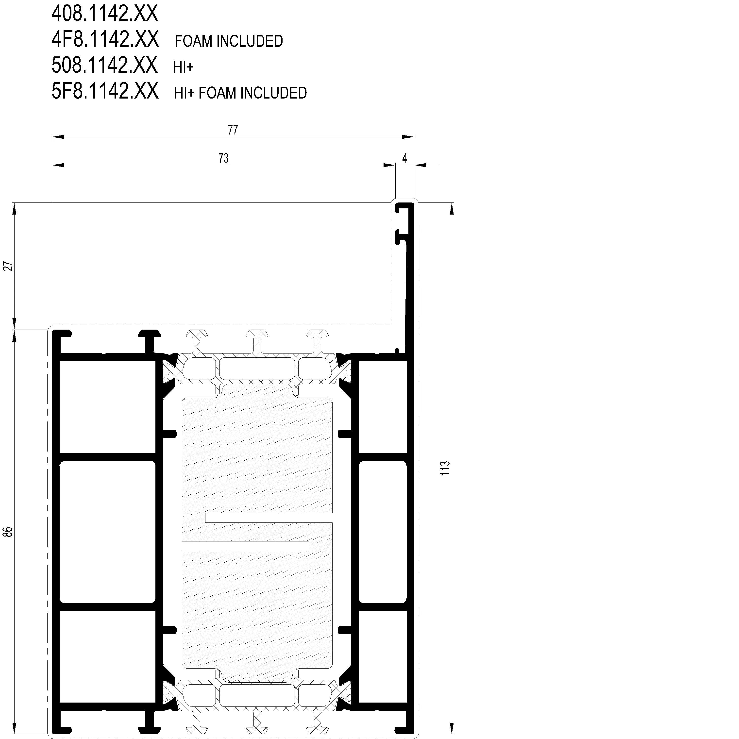 Зображення Зовнішня рама 113 мм [4F8.1142]