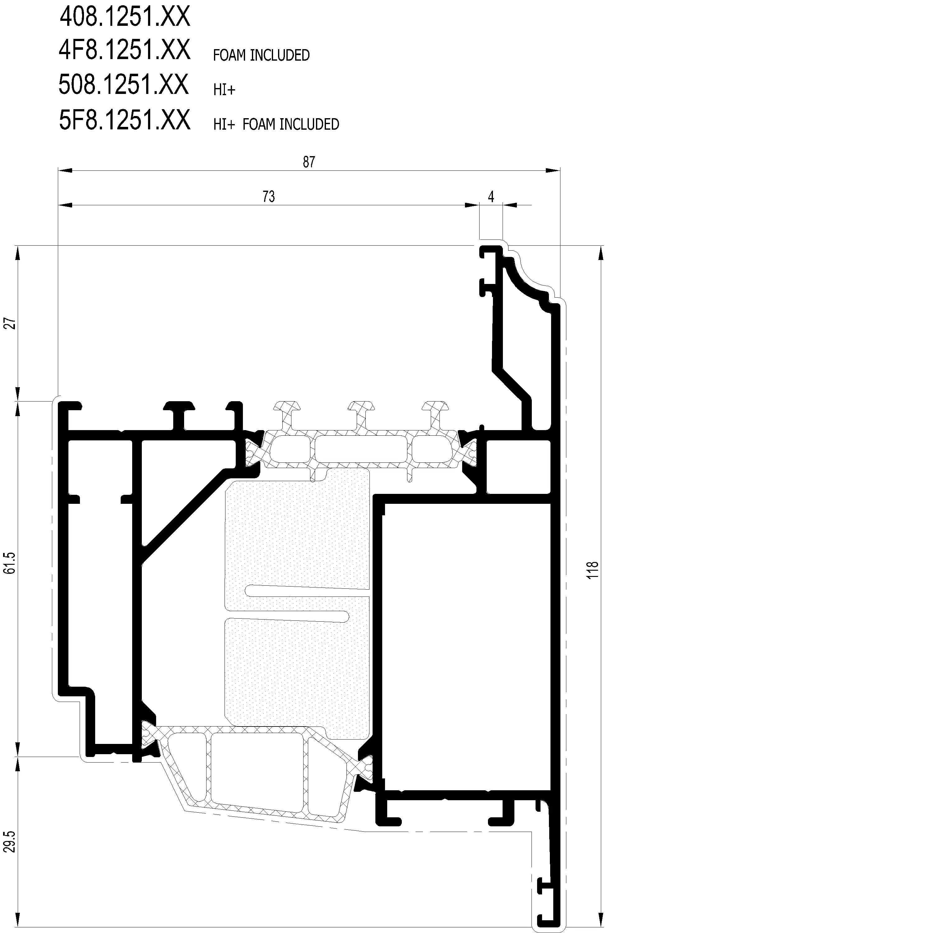 Зображення Вентиляційний профіль зовнішнього відкривання [4F8.1251]