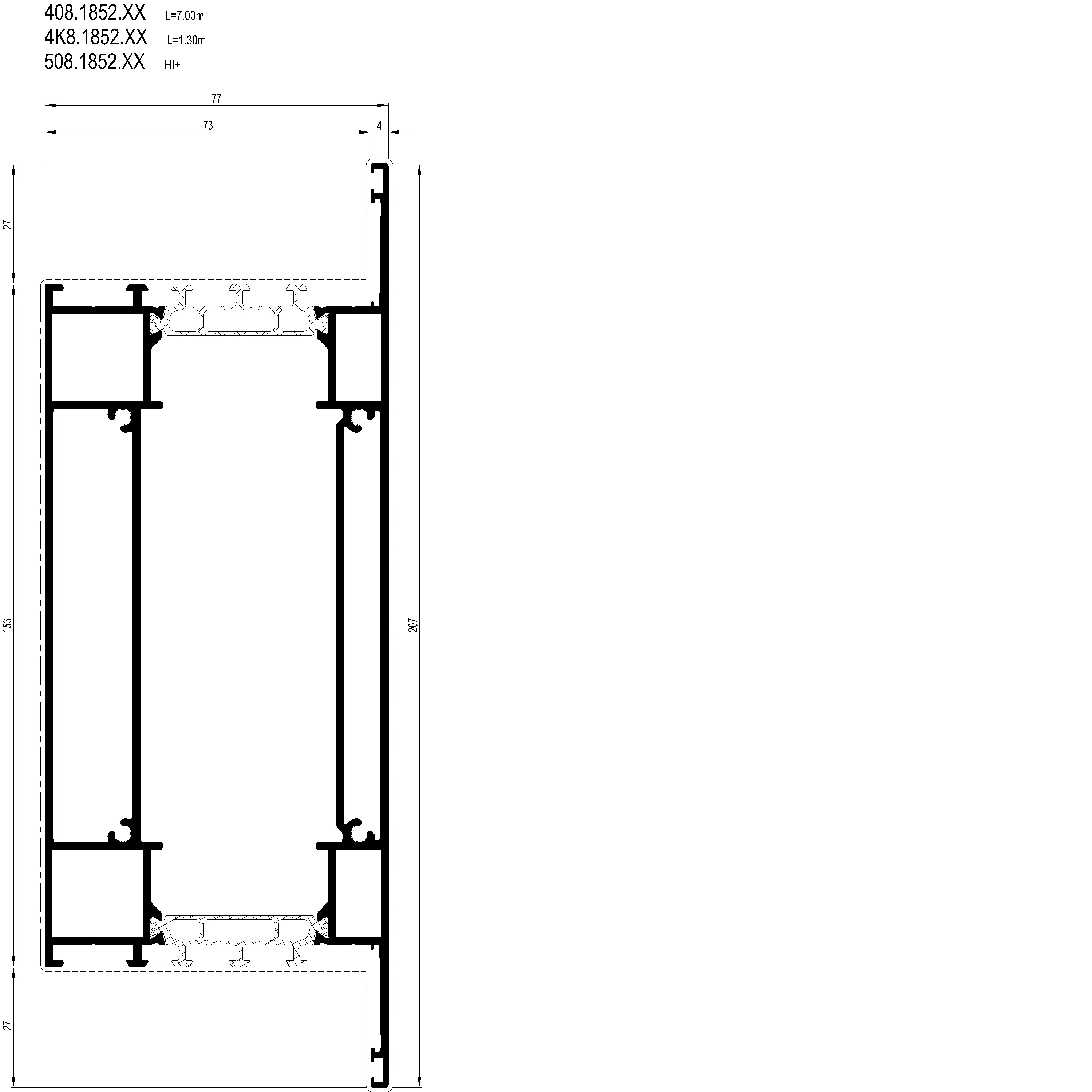 Зображення Перехідний профіль 207 мм [4K8.1852]