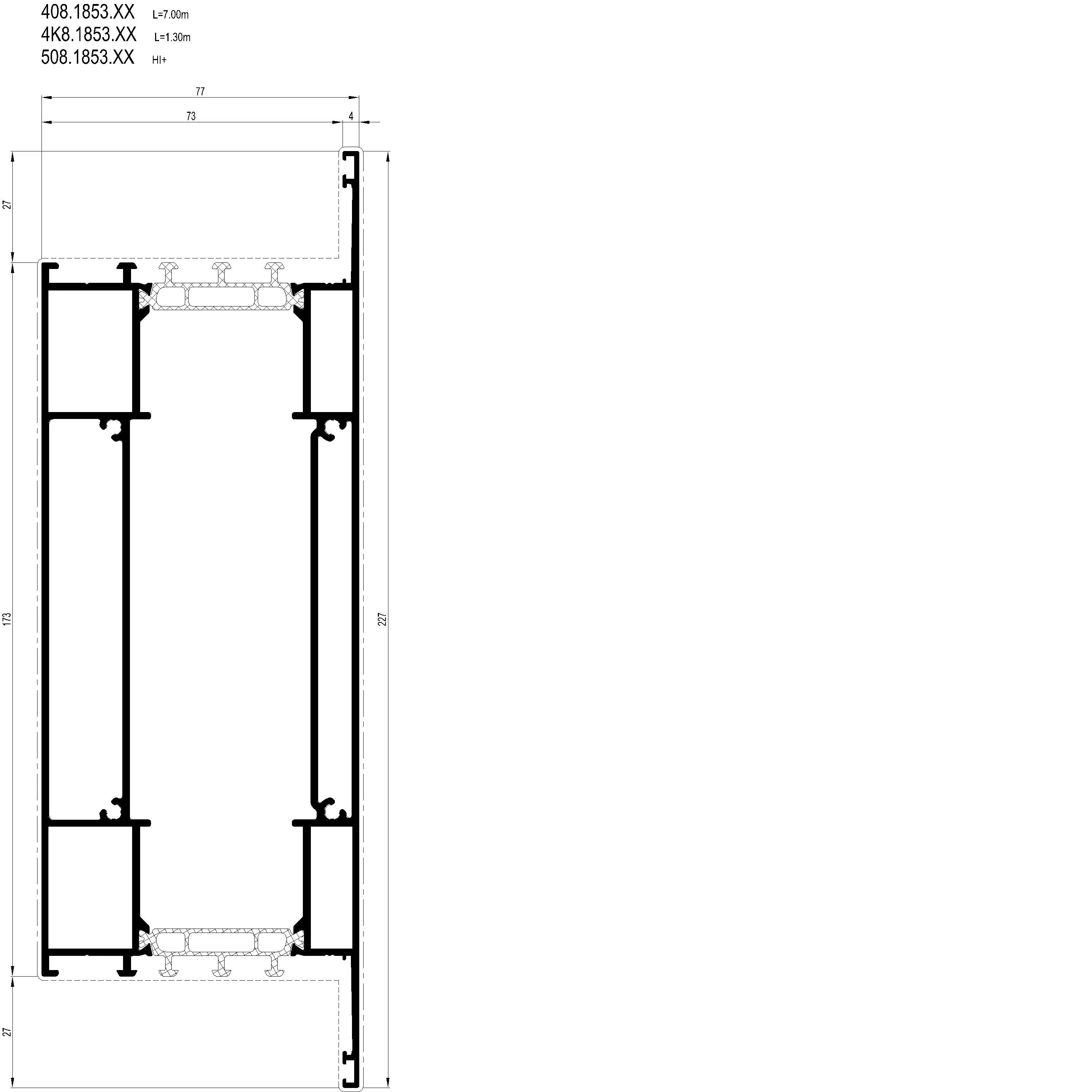 Зображення Перехідний профіль 227 мм [4K8.1853]