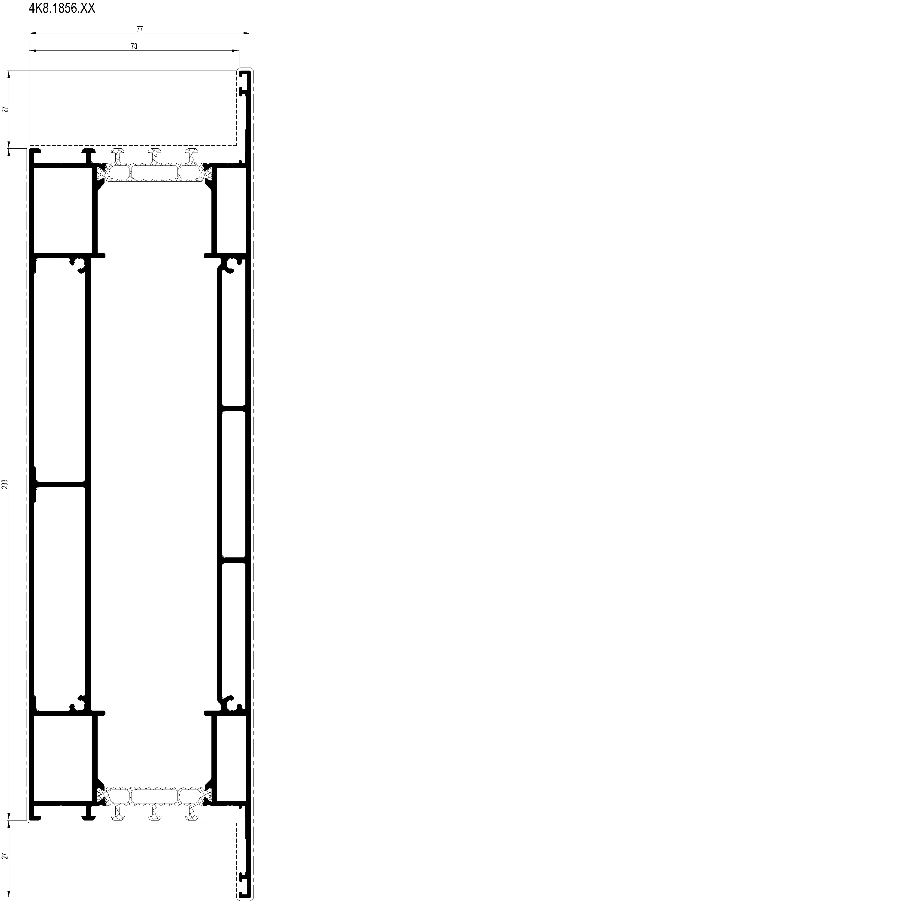 Зображення Перехідний профіль 287 мм [4K8.1856]