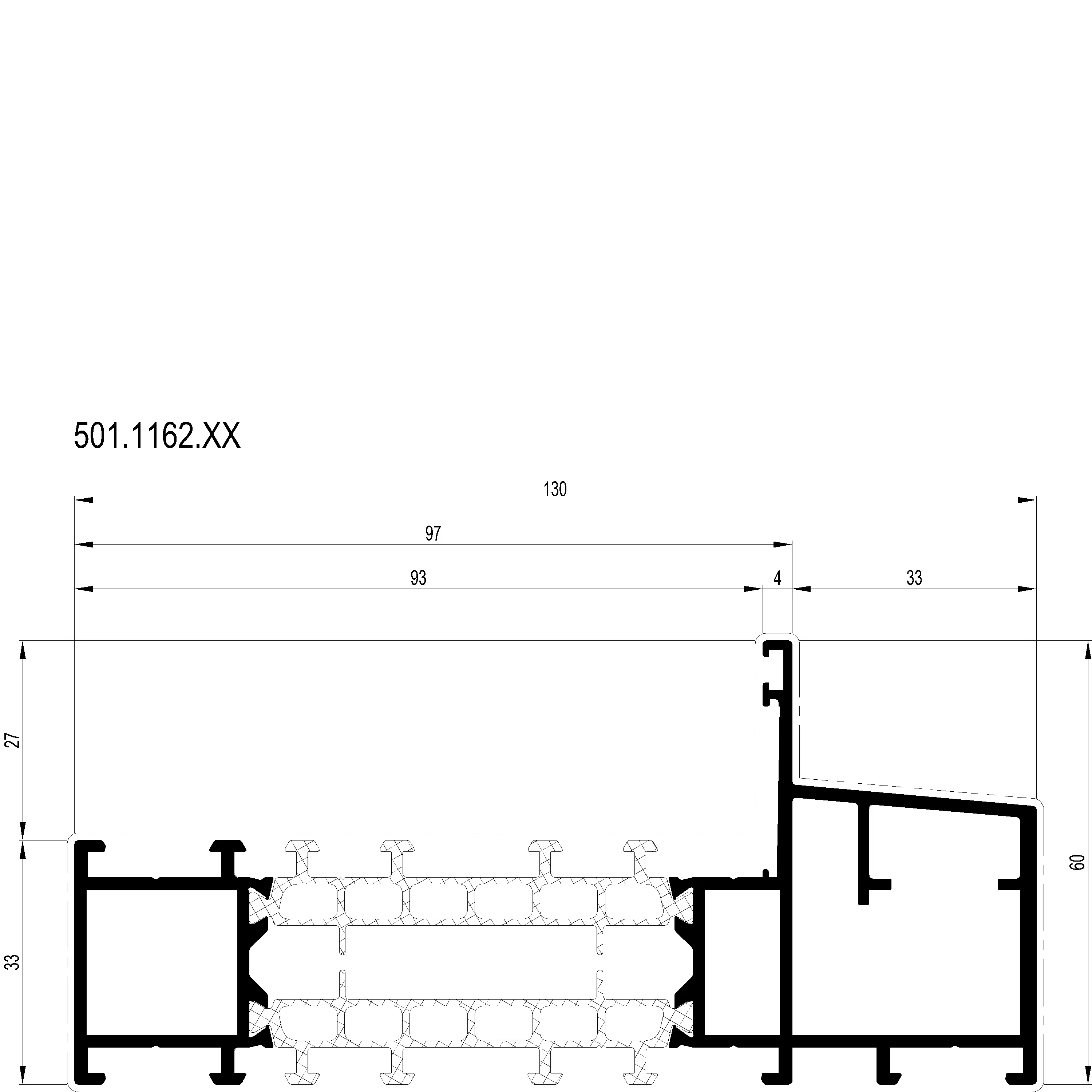 Зображення Зовнішня рама CP 130 мм [501.1162]