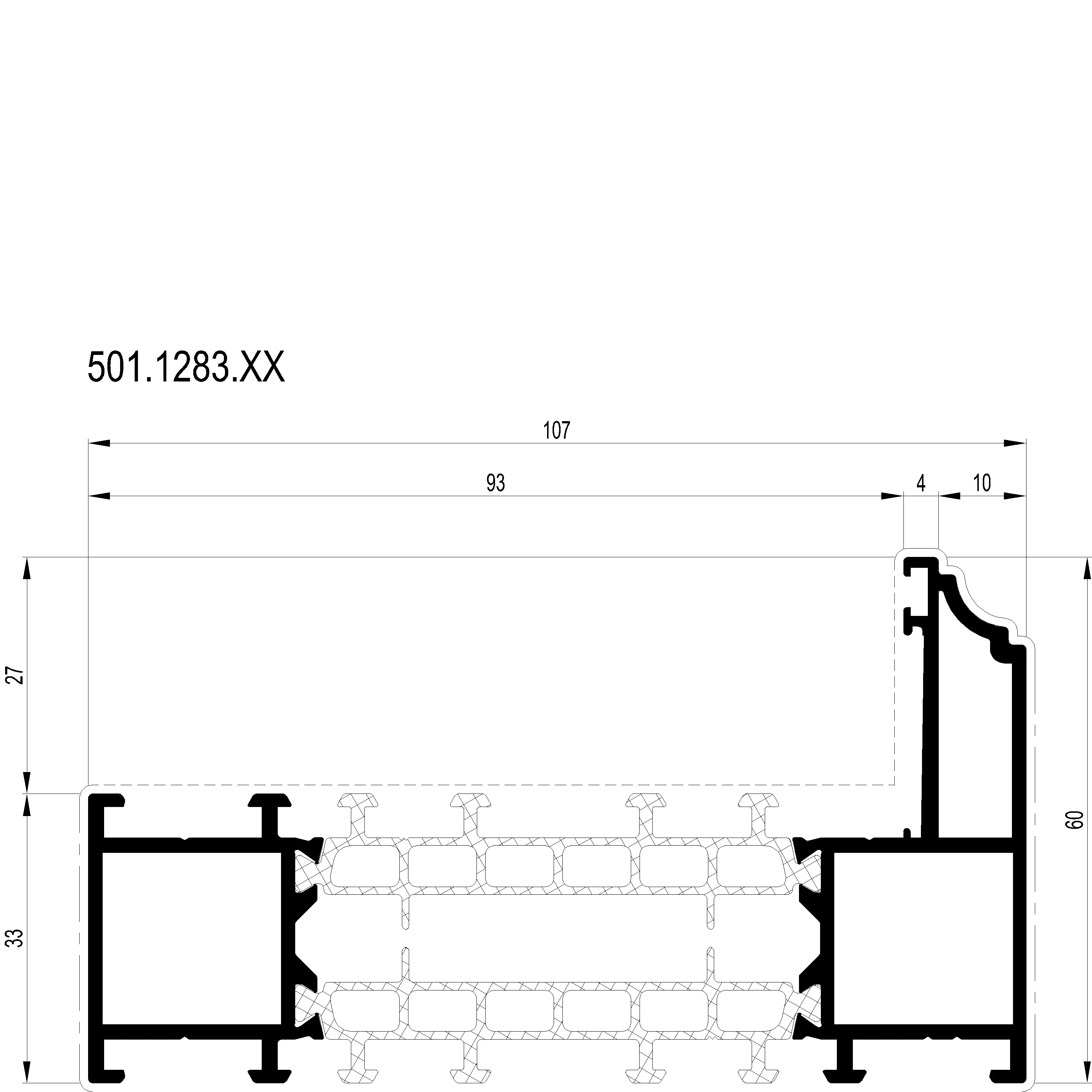 Зображення Зовнішня рама 60 мм RENAISSANCE [501.1283]