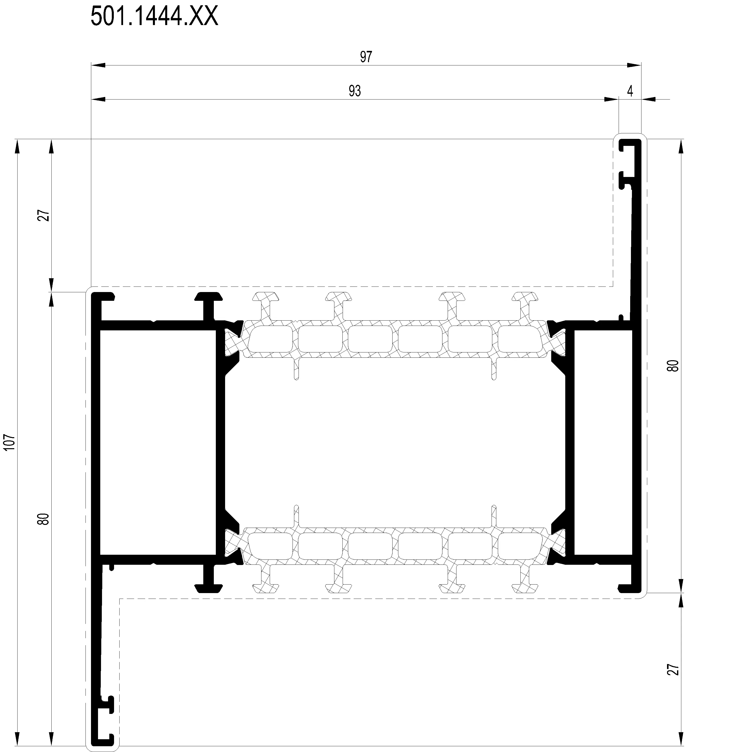 Зображення Z-Профіль 107 мм [501.1444]