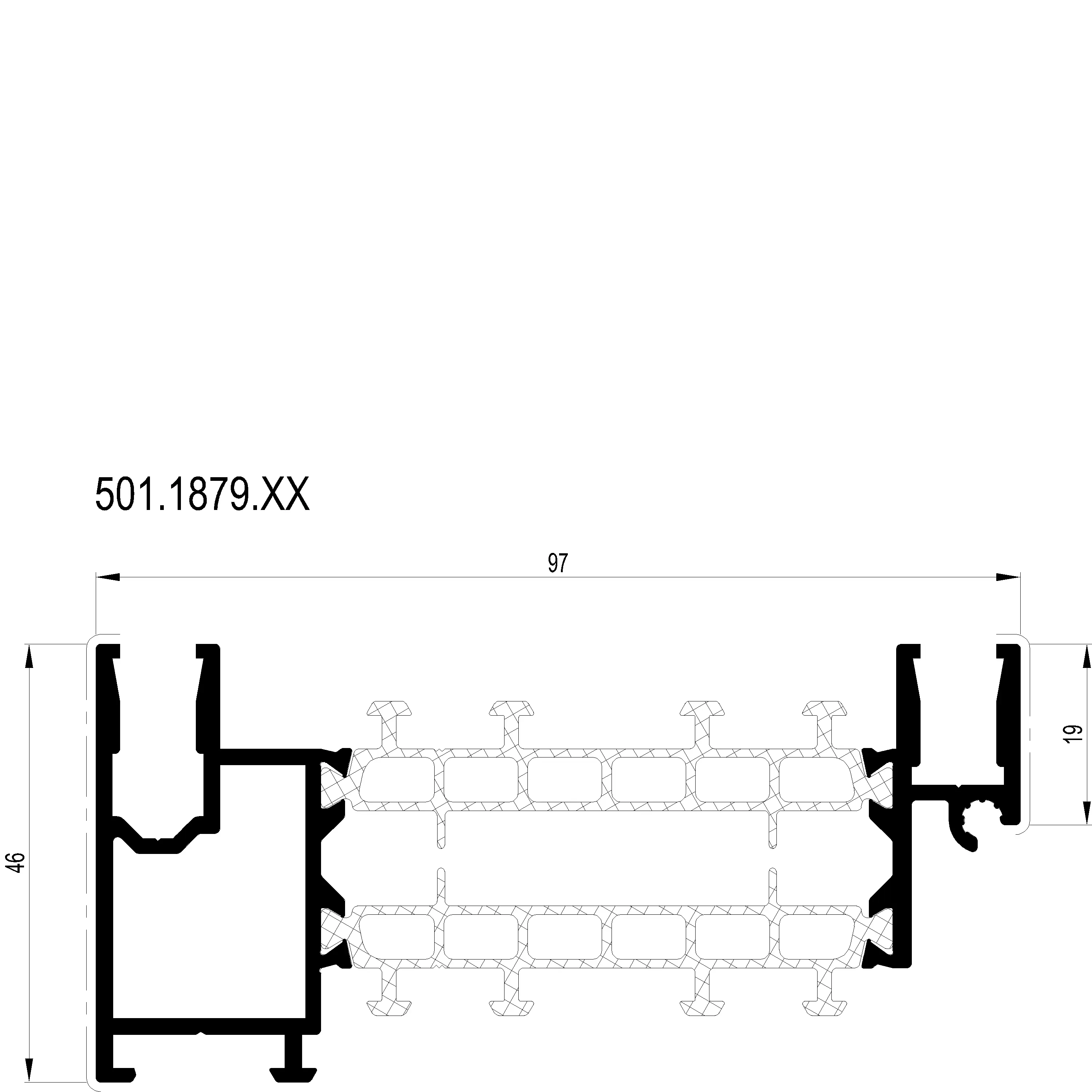 Зображення CHANGEOVER PROFILE 46 мм [501.1879]