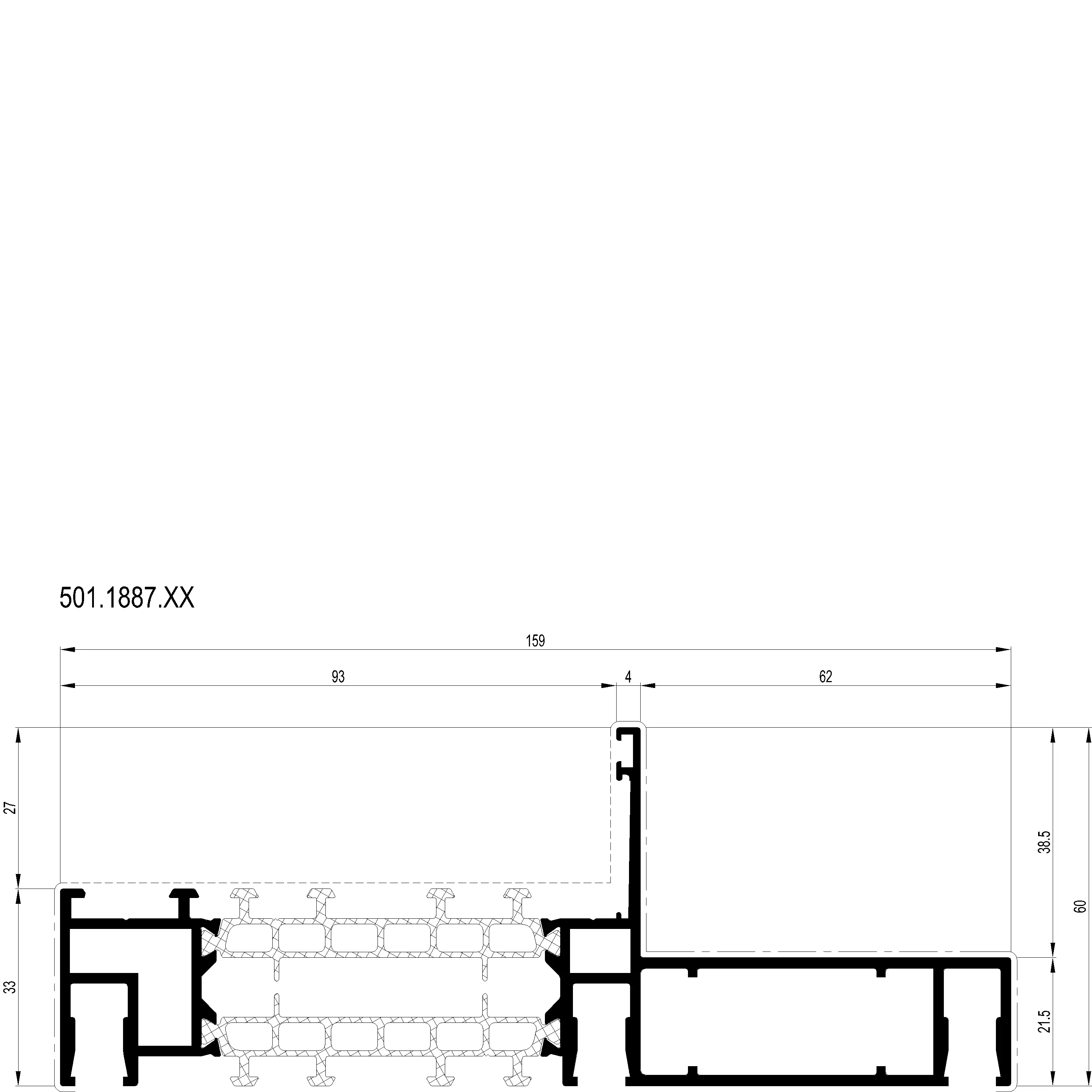 Зображення Профіль розширення 159 мм [501.1887]