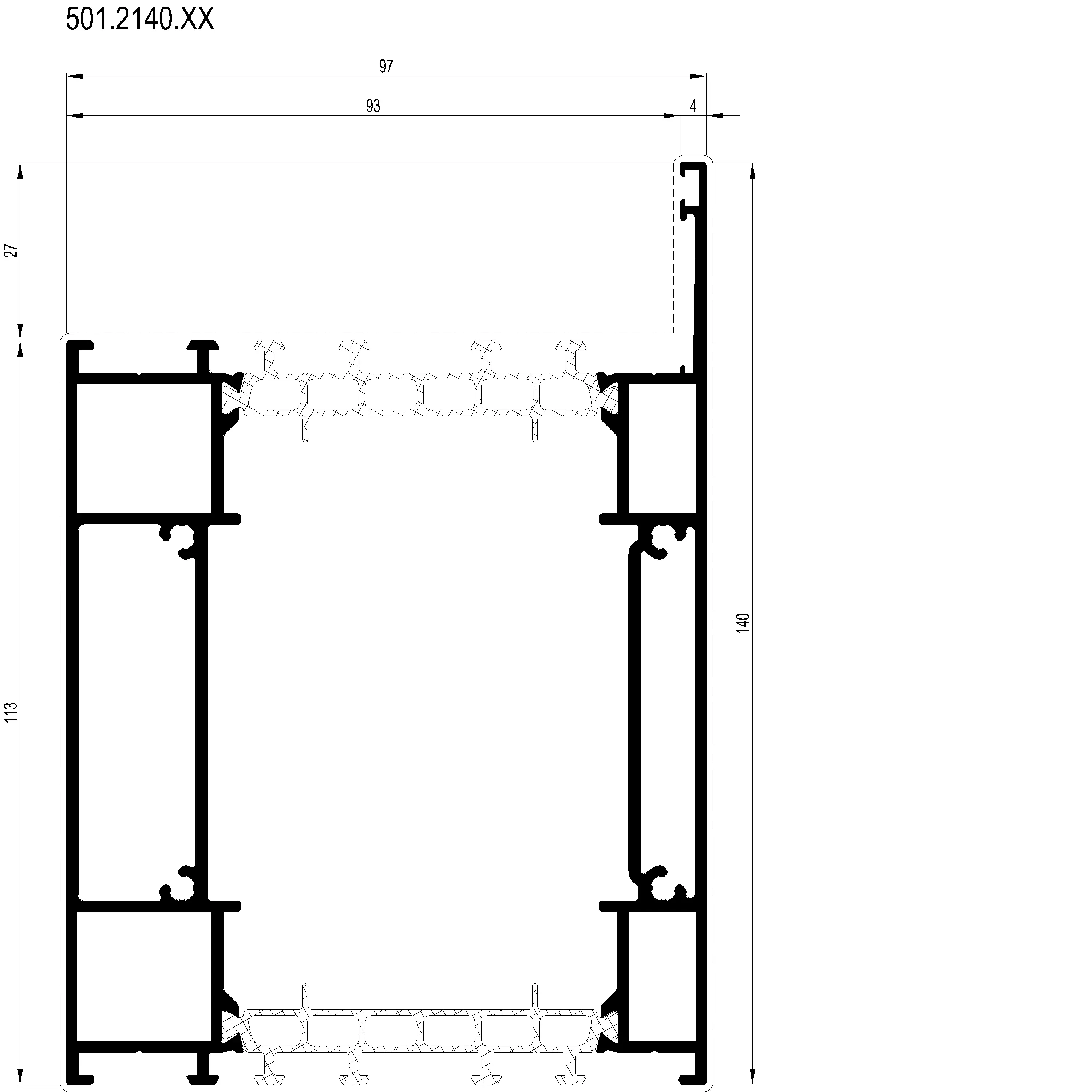Зображення Зовнішня рама 140 мм [501.2140]