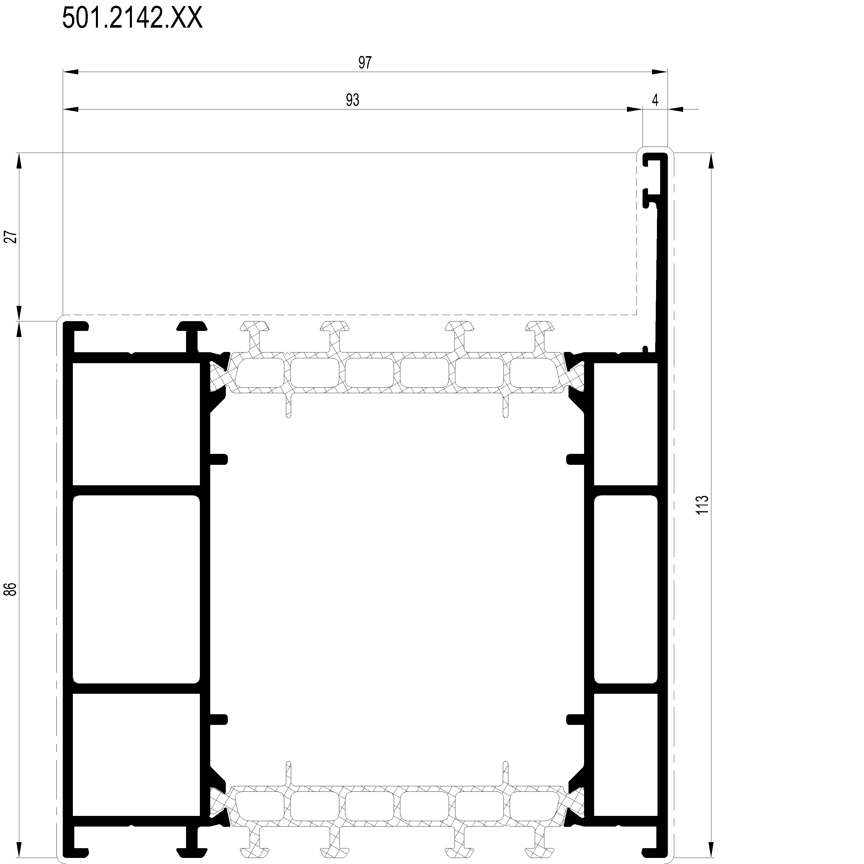Зображення Зовнішня рама 113 мм [501.2142]