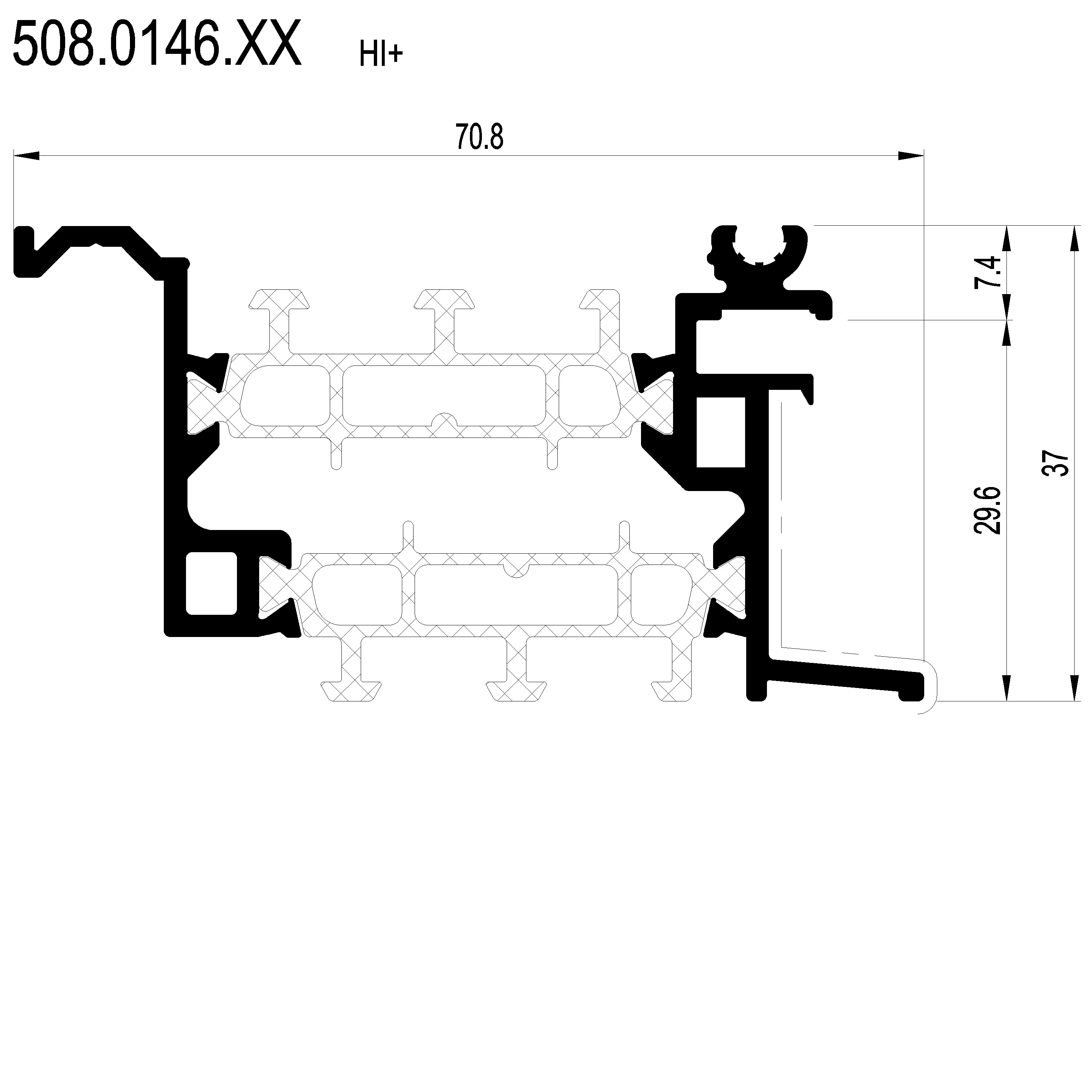 Зображення Профіль підвіконний HI [508.0146]