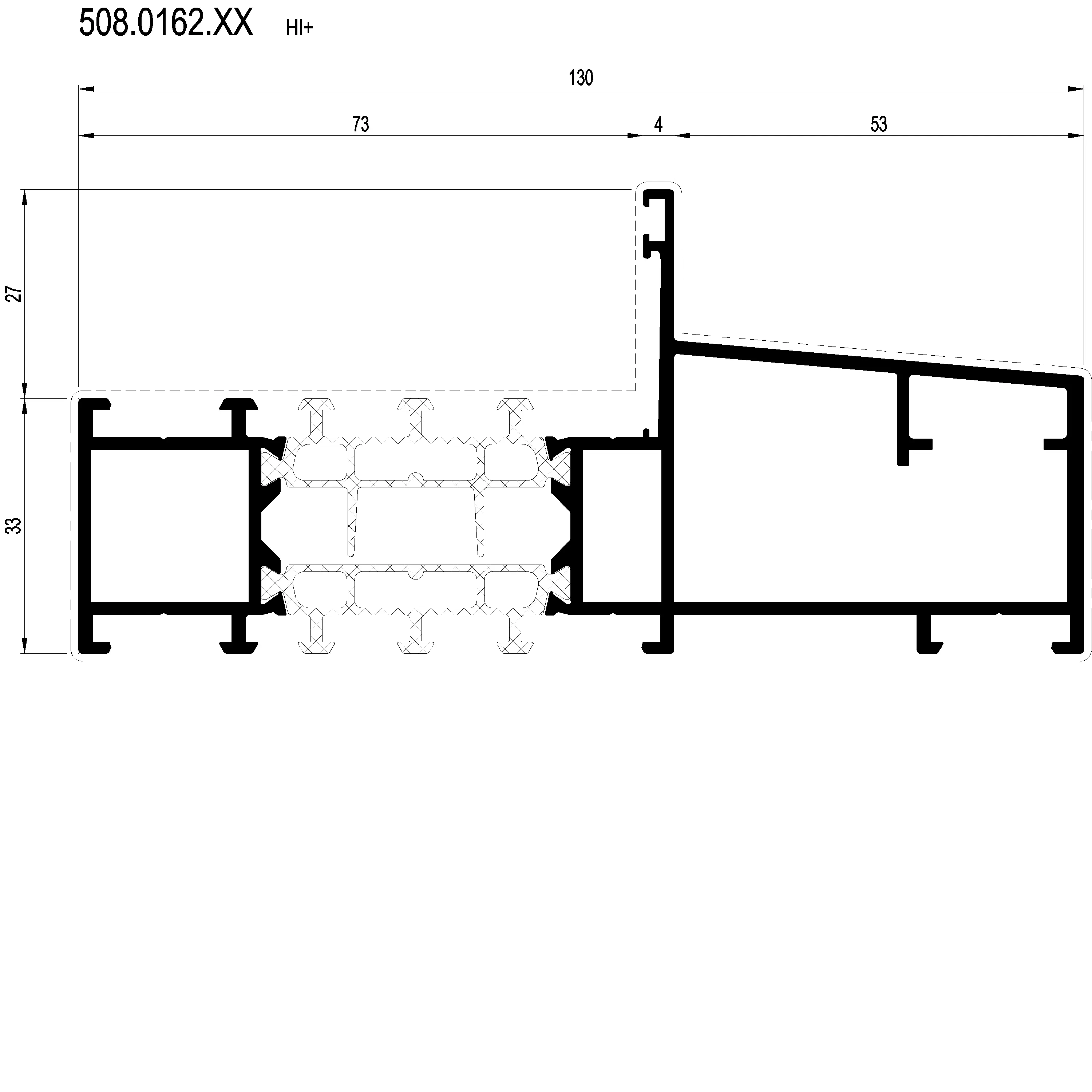 Зображення Зовнішня рама HI+ 130 мм [508.0162]