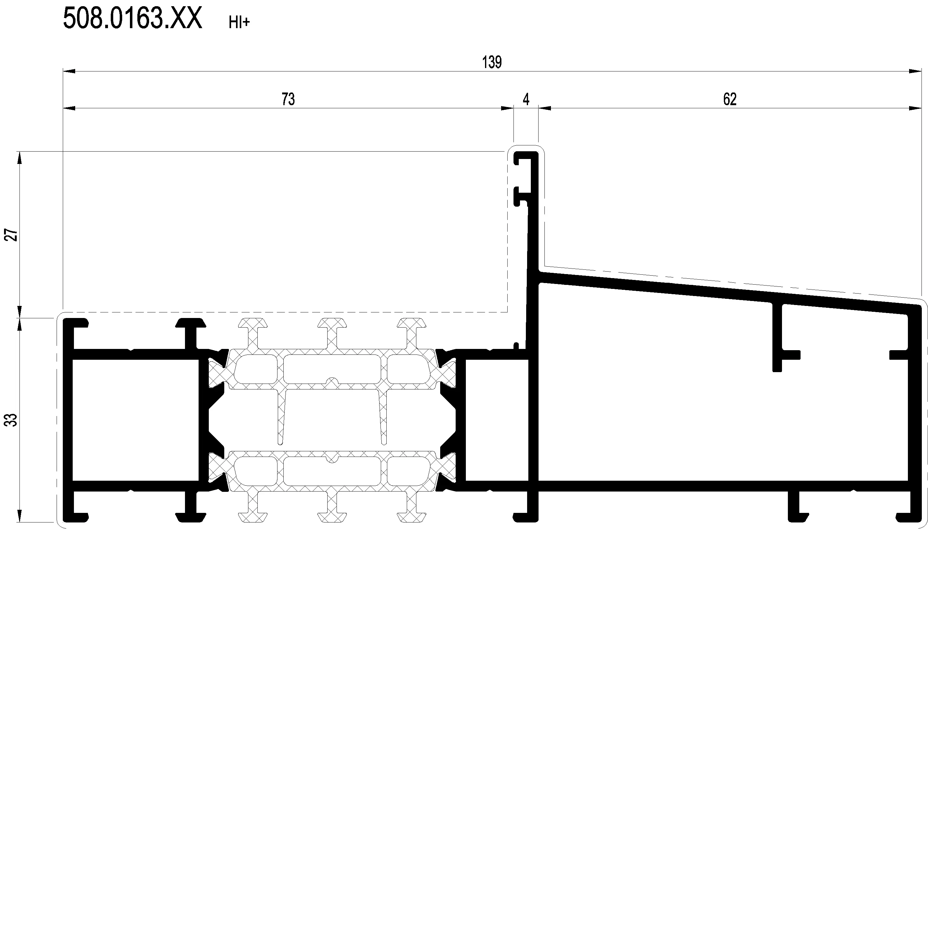 Зображення Зовнішня рама HI+ 139 мм [508.0163]