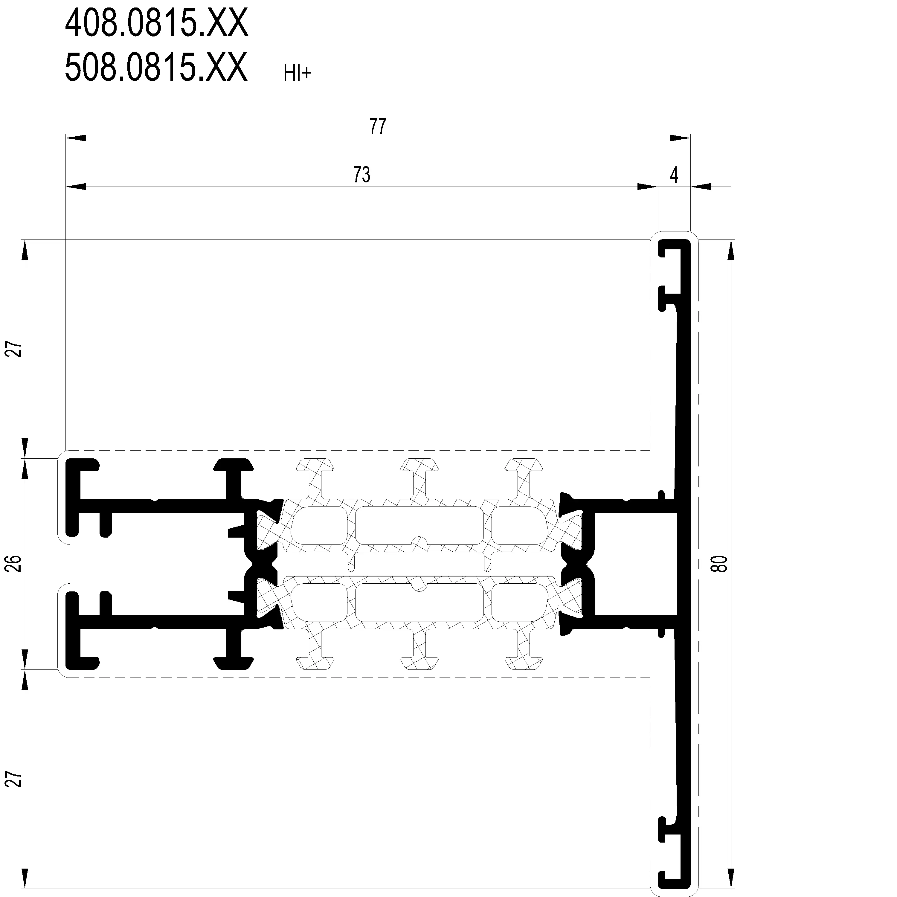 Зображення Перехідний підсилюючий профіль [508.0815]