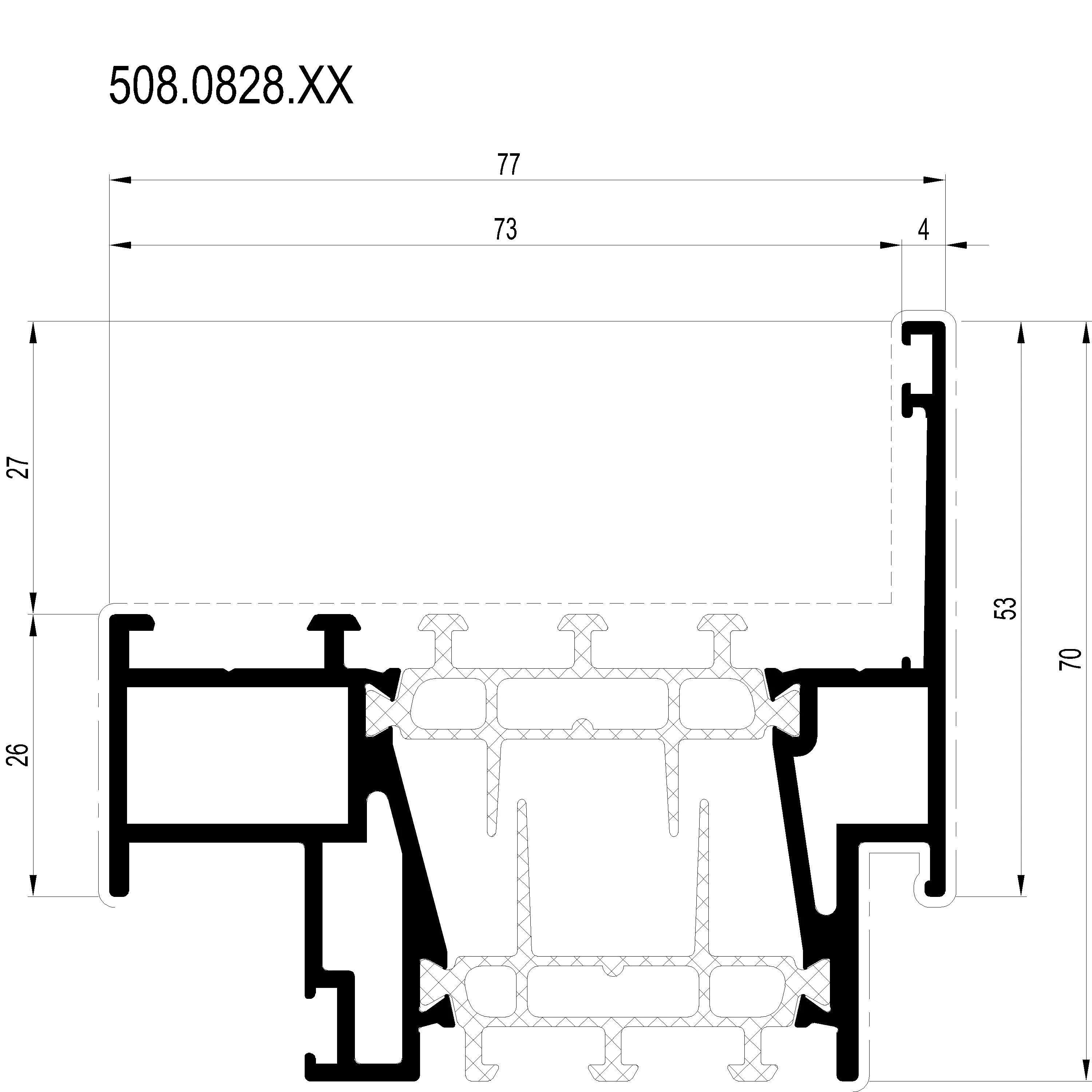 Зображення Зовнішня рама HI+ 53 мм [508.0828]