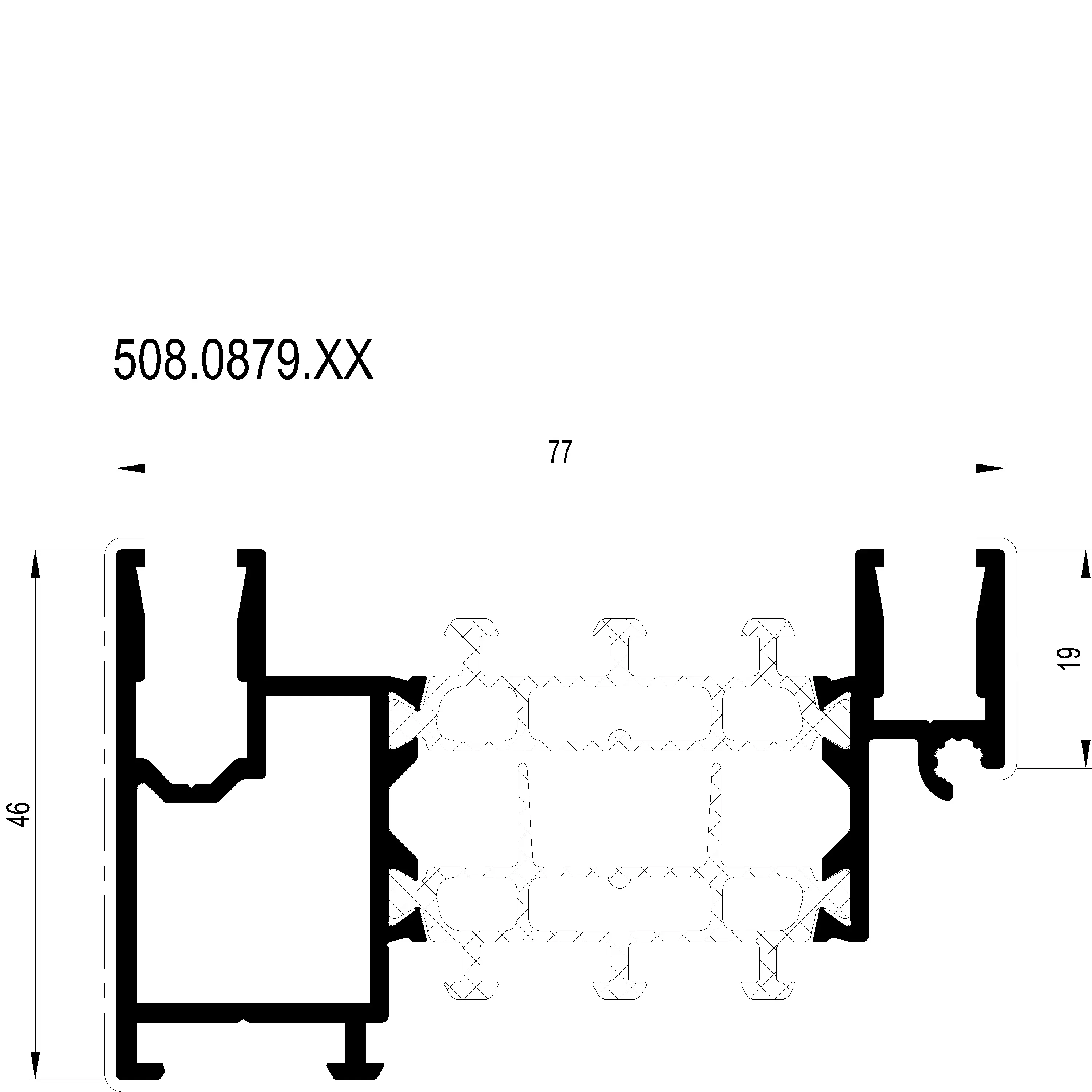 Зображення Профіль розширення 46 мм [508.0879]