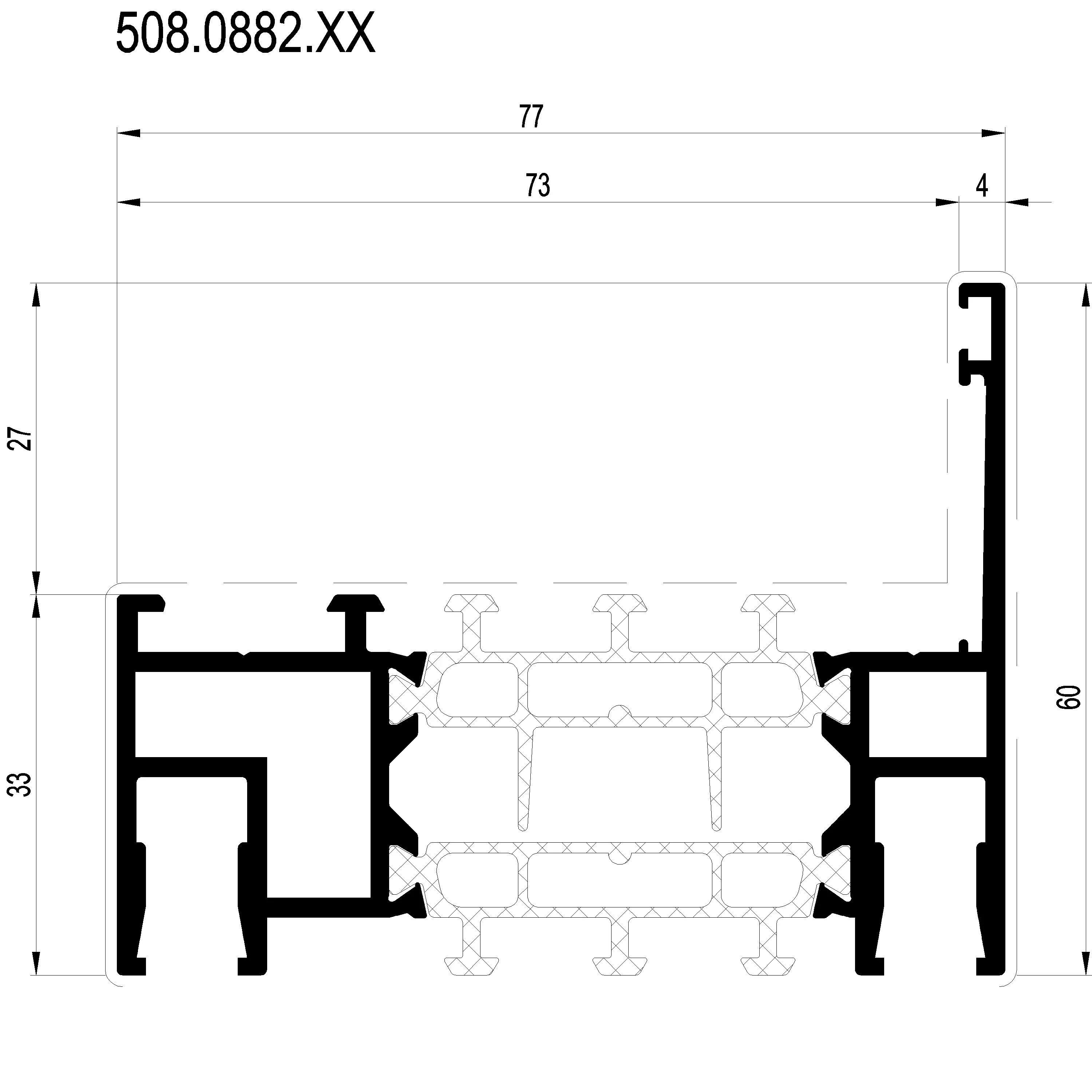 Зображення Профіль розширення 60 мм [508.0882]