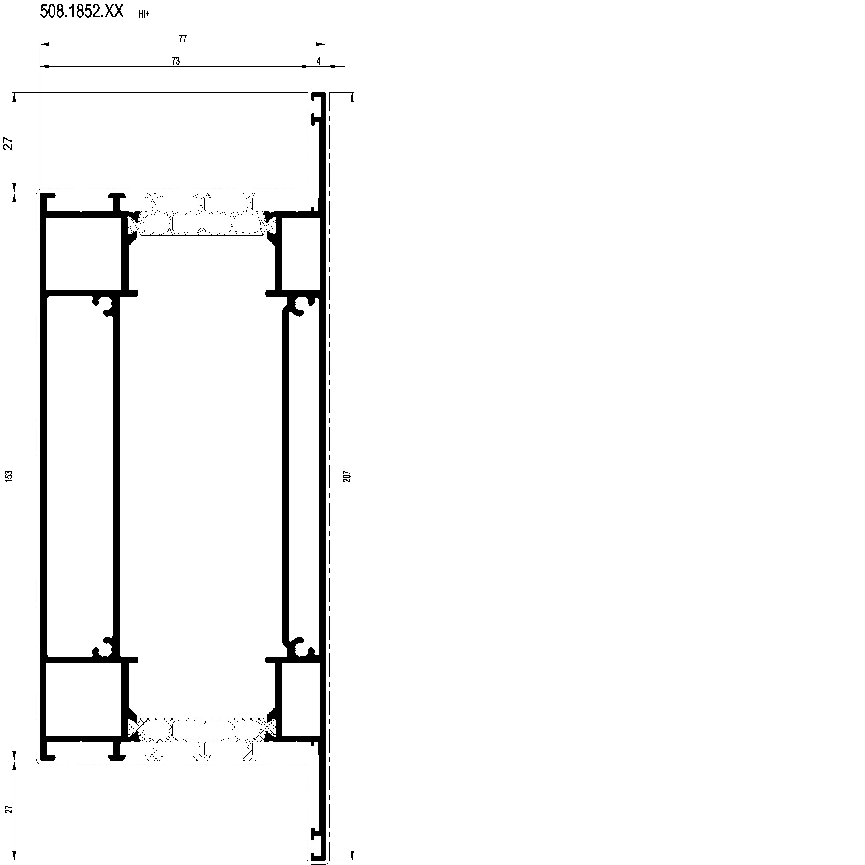 Зображення Перехідний профіль 207 мм [508.1852]