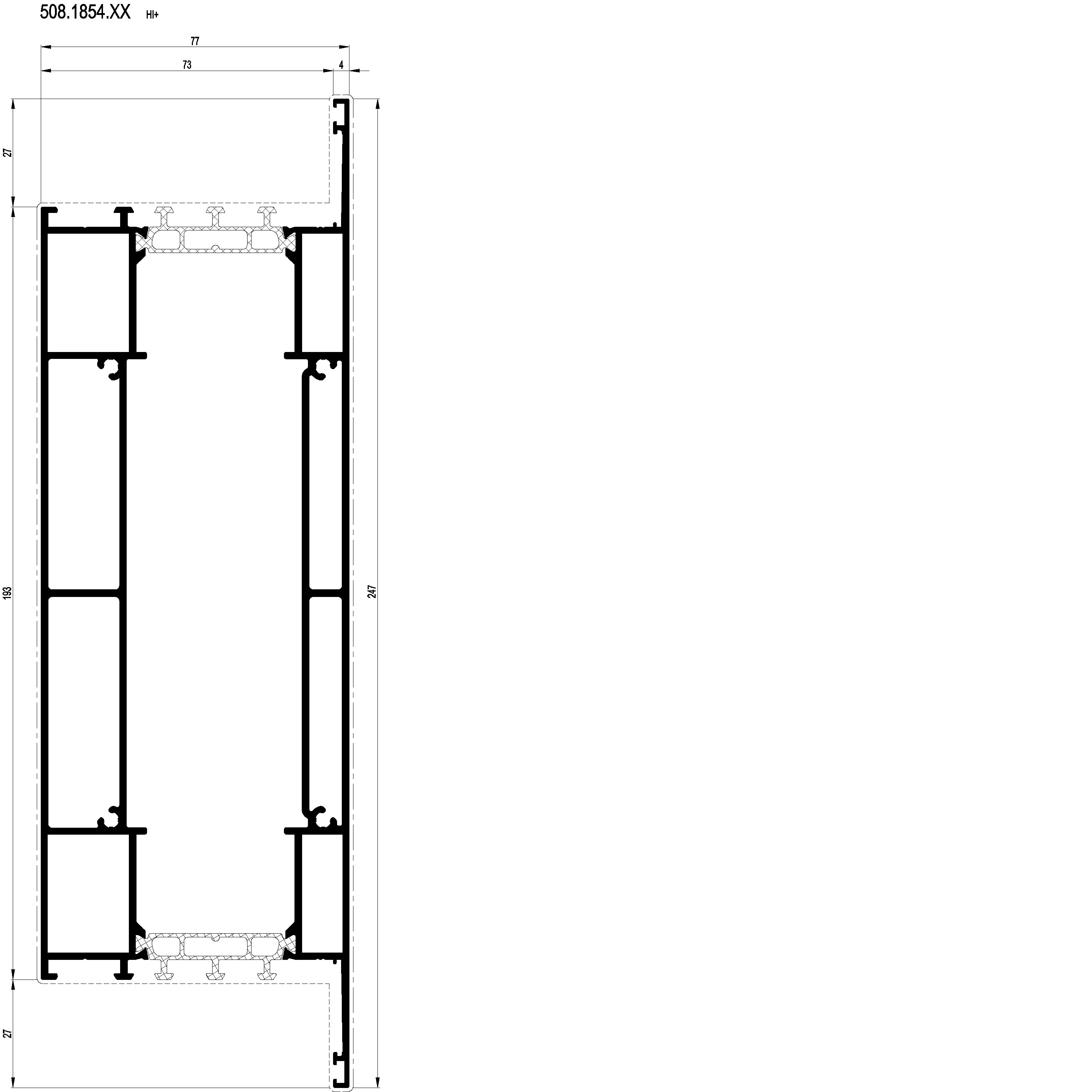 Зображення TRANSOM 247 мм [508.1854]
