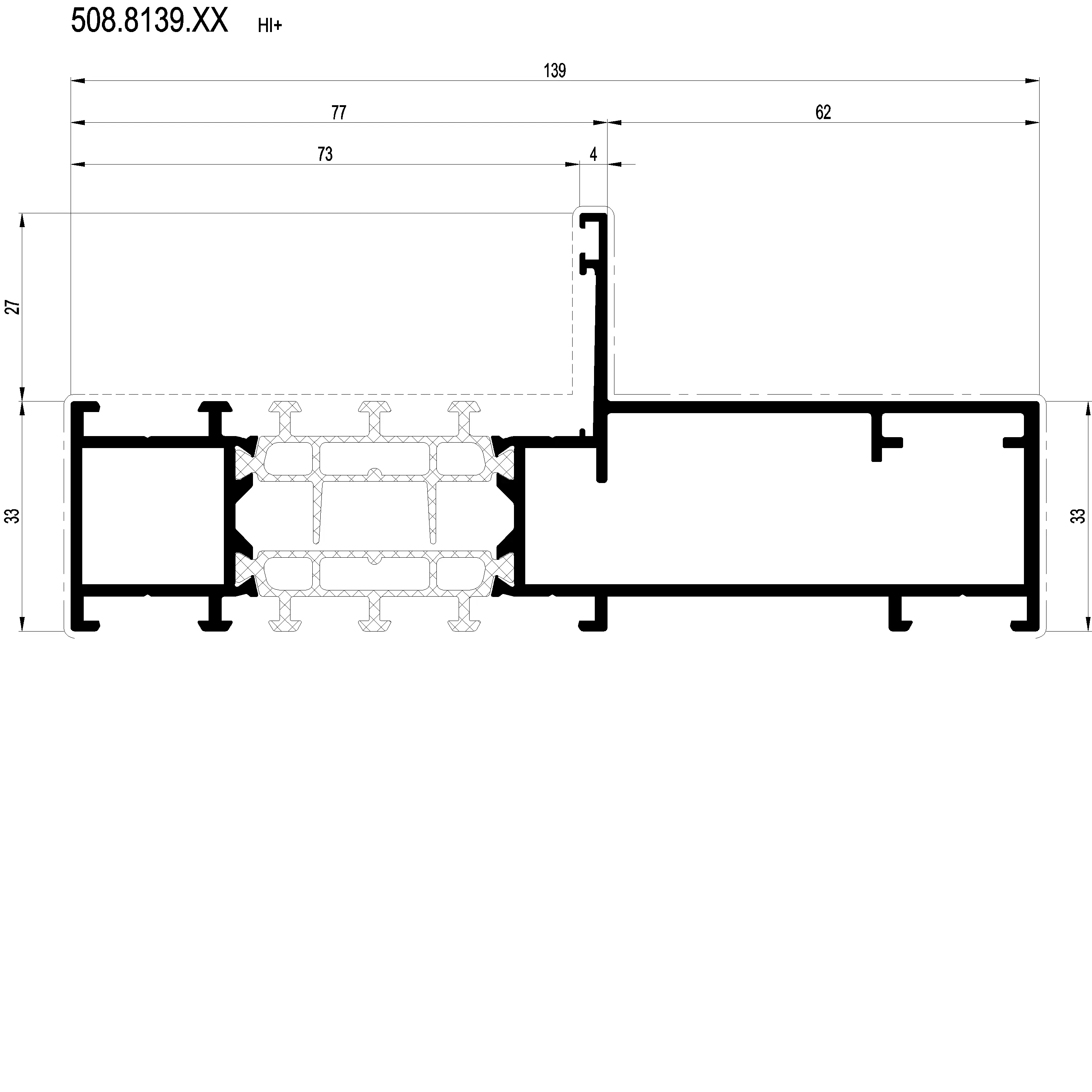 Зображення Зовнішня рама HI 139 мм [508.8139]
