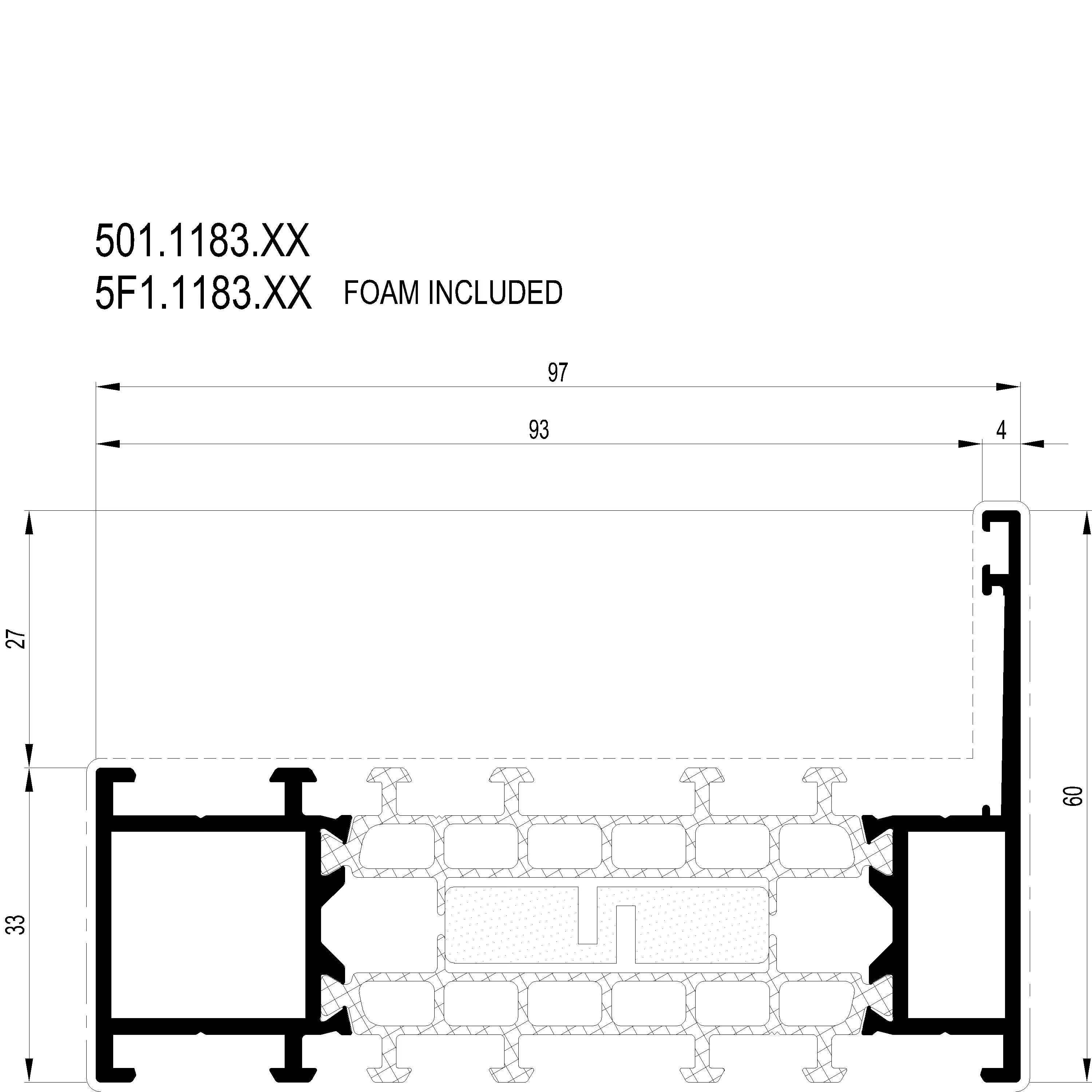 Зображення Зовнішня рама 60 мм [5F1.1183]