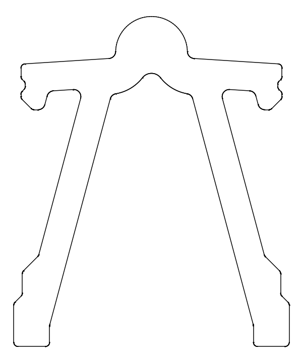 Зображення Рельса 19,2x23 мм [.009315]