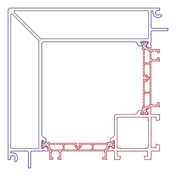 Зображення Імпост кутовий 90° [K519526]