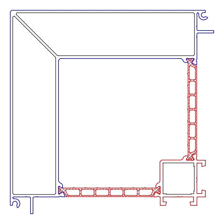 Зображення Імпост кутовий 90° [K519527]
