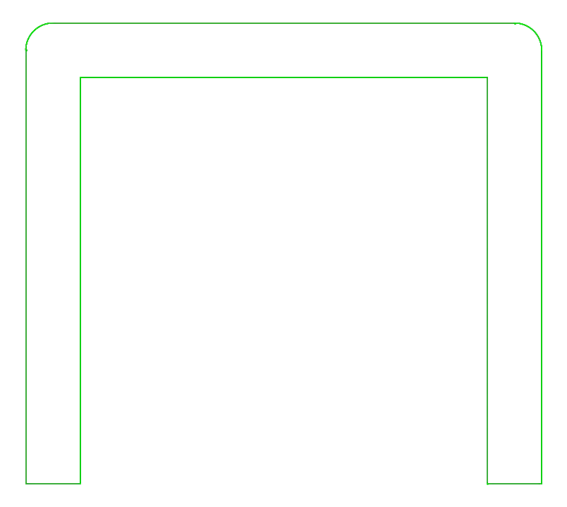 Зображення Планка забезпечення скла 19x17 мм [.004122]