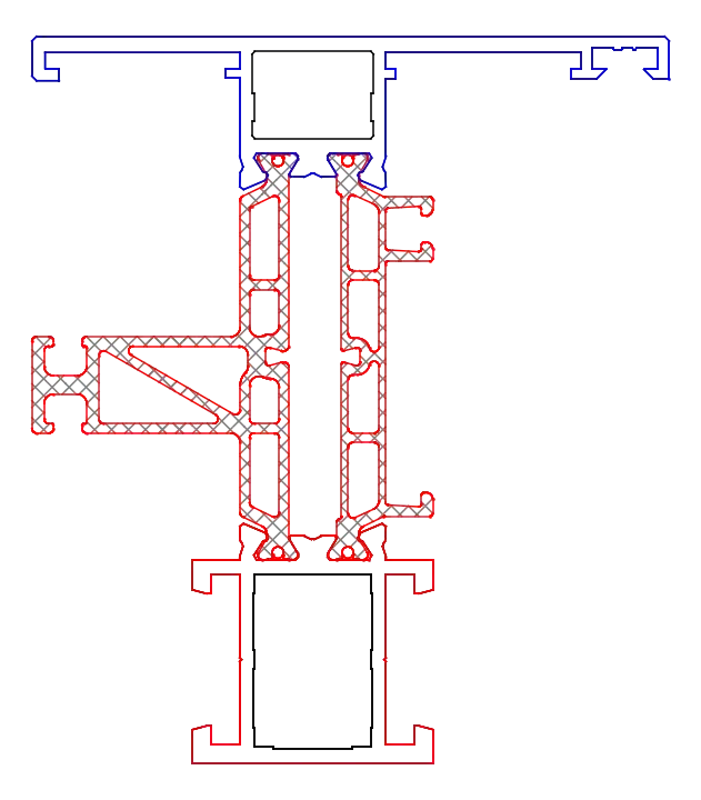 Зображення Рама фасадна 67,5 мм (ST) [K530030]