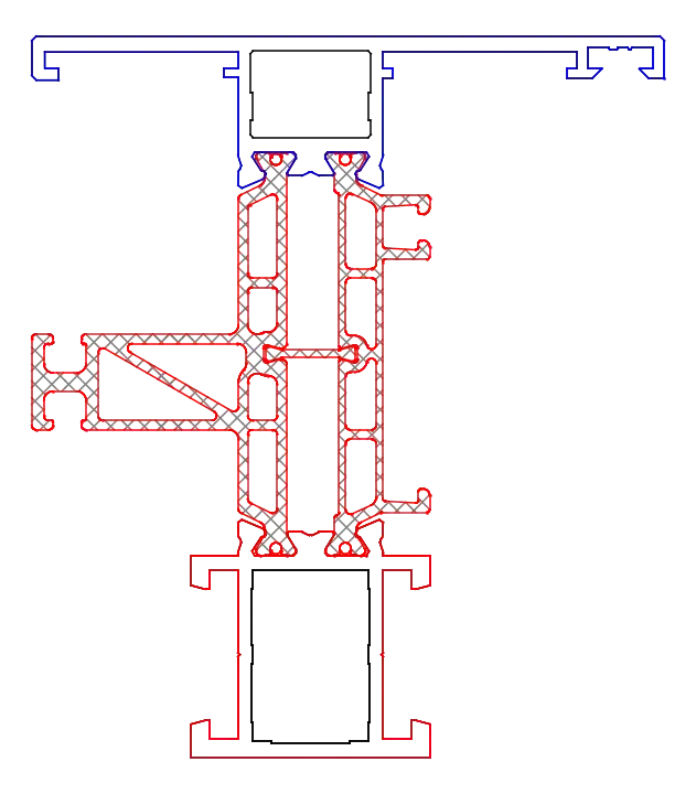 Зображення Рама фасадна 67,5 мм (SI) [K730030]