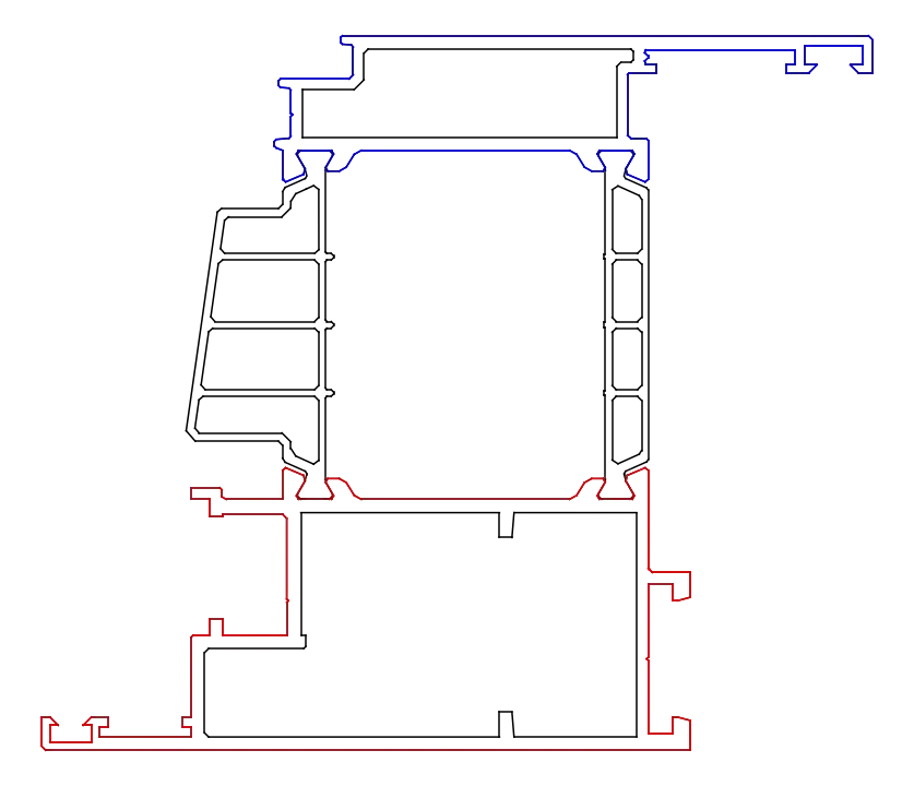 Зображення Стулка віконна 78 мм (фурнітура ПВХ - 13 мм) [K528718]