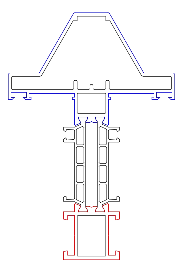 Зображення Імпост посилений 75,5 мм [K528665]