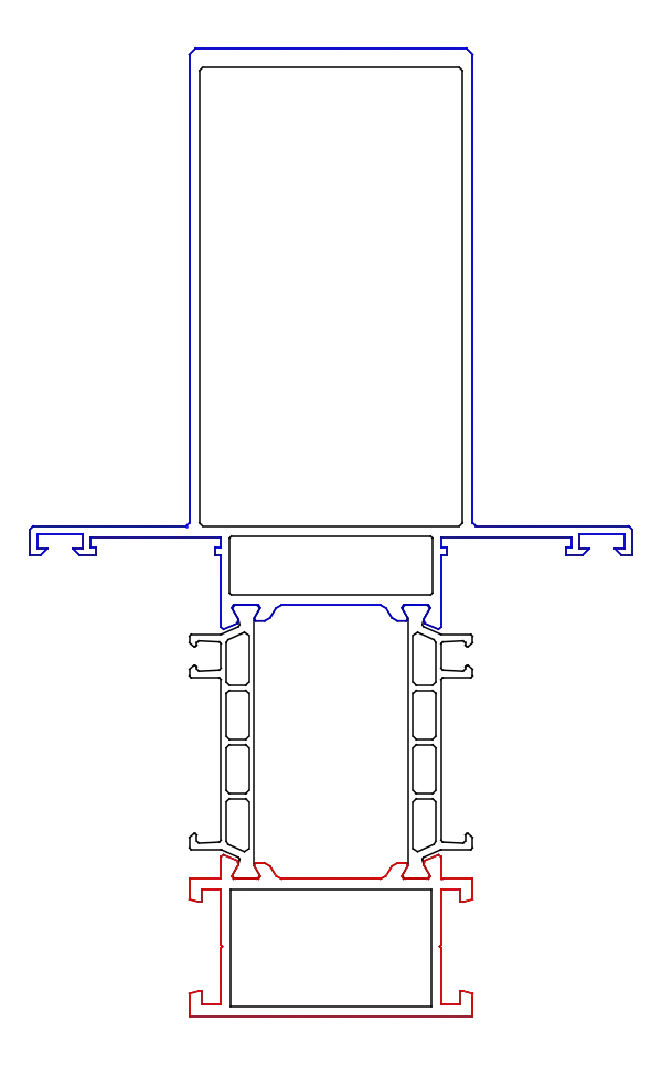 Зображення Імпост посилений 94,5/75 мм [K528672]