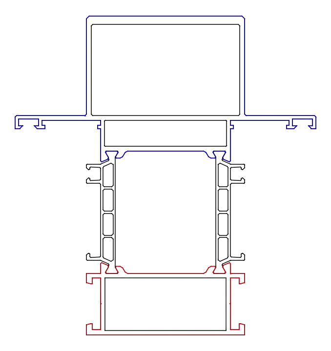Зображення Імпост посилений 105,5/35 мм [K528673]