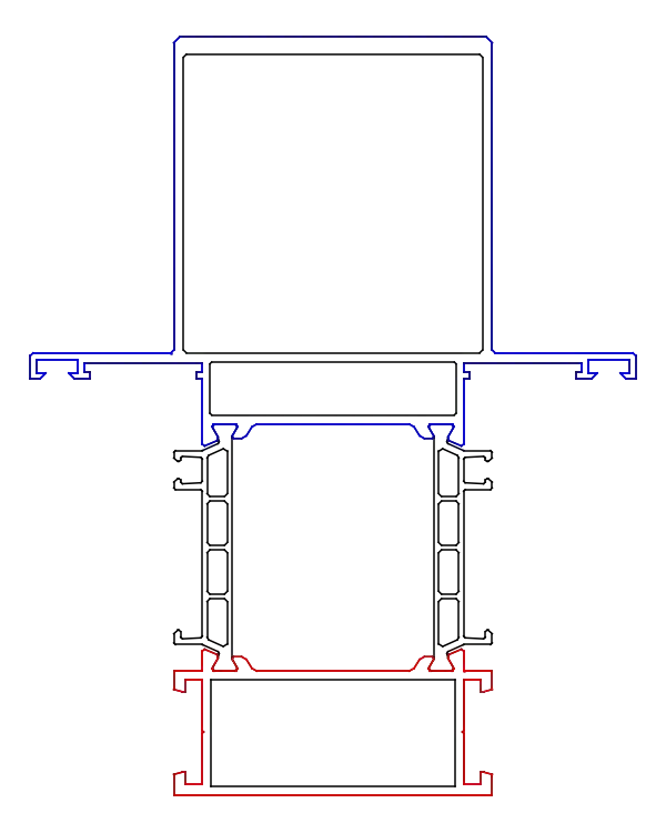 Зображення Імпост посилений 105,5/55 мм [K528674]