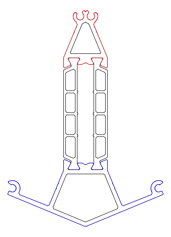 Зображення Імпост кутовий 135° [K528605]