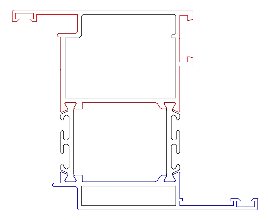 Зображення Стулка дверей делатаційна 69,5 мм [K528741]