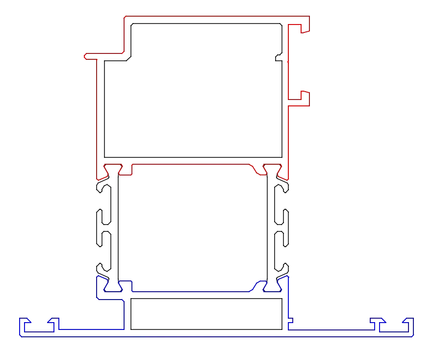 Зображення Стулка дверей делатаційна 94,5 мм [K528743]
